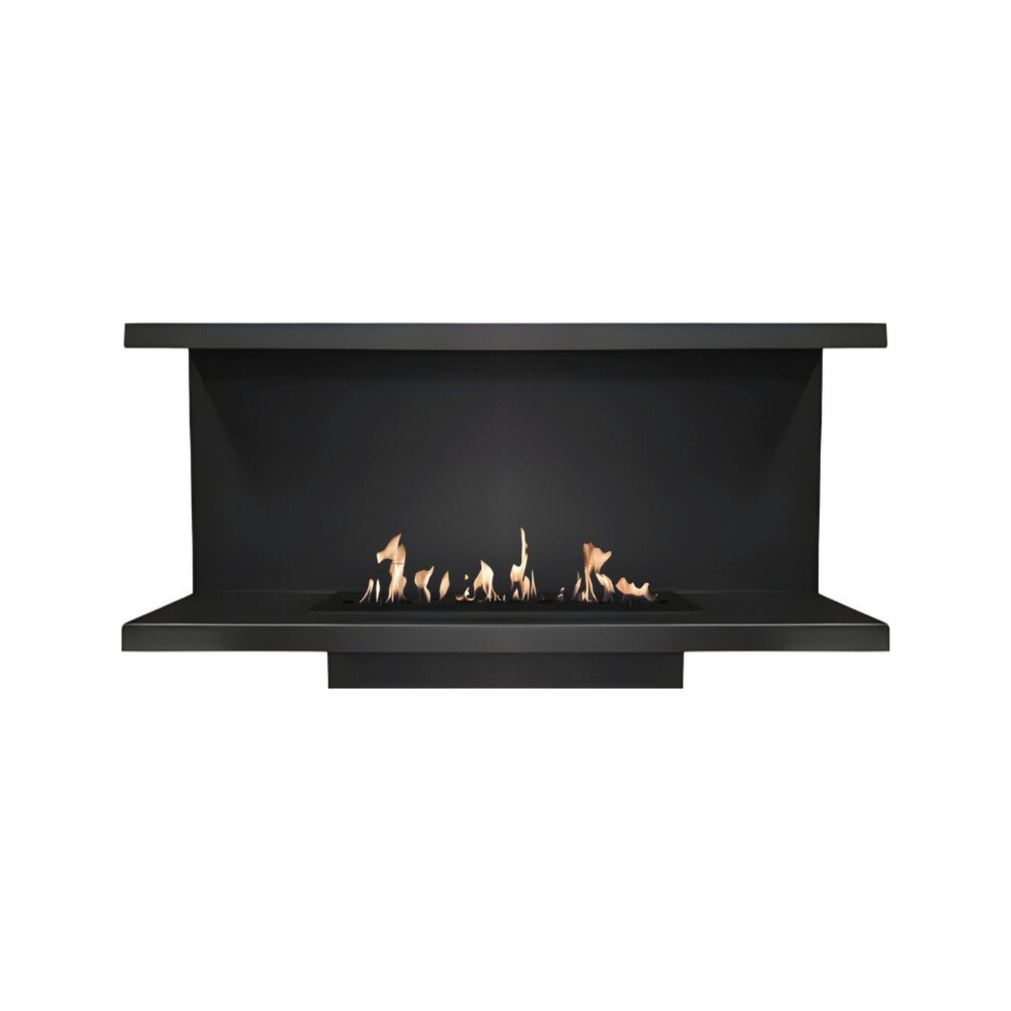 Made Three-sided built-in fireplace 70 cm