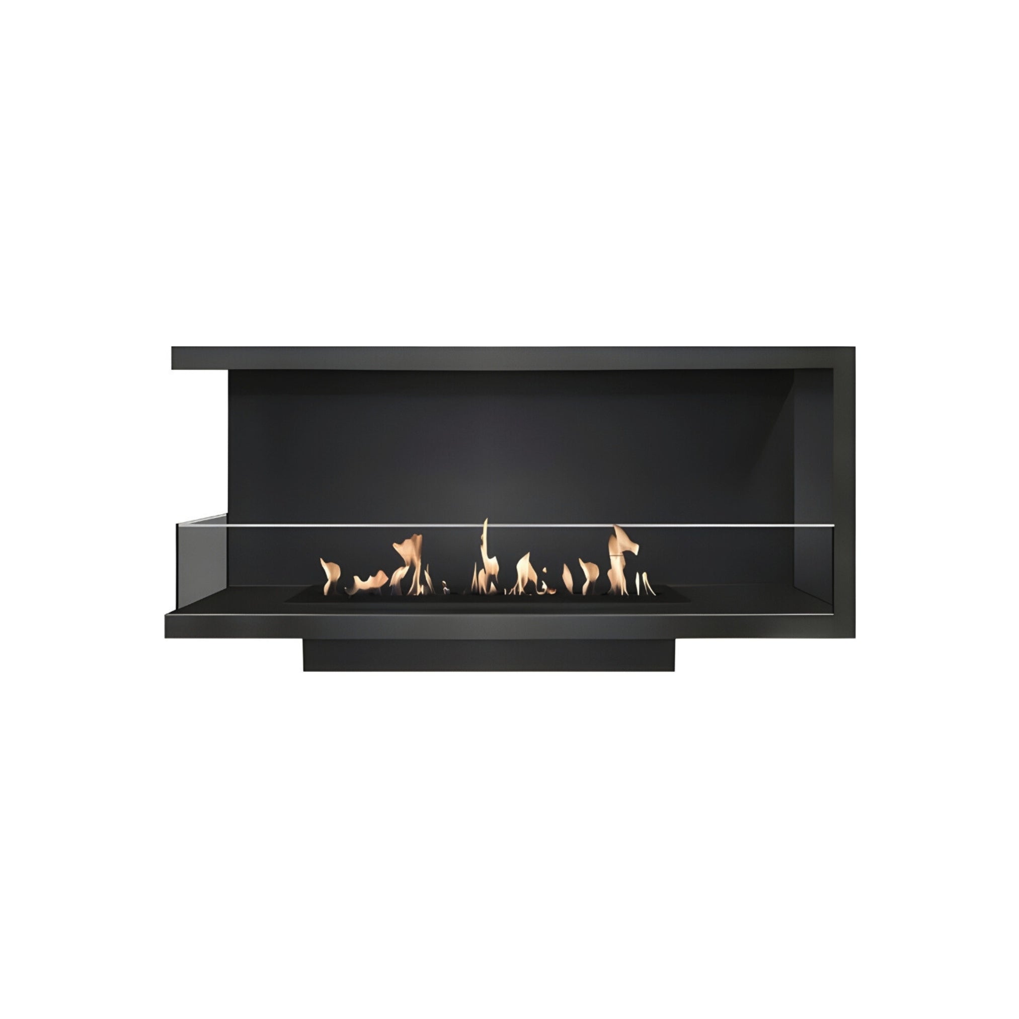 Base Left Built-in Corner Fireplace 70 cm