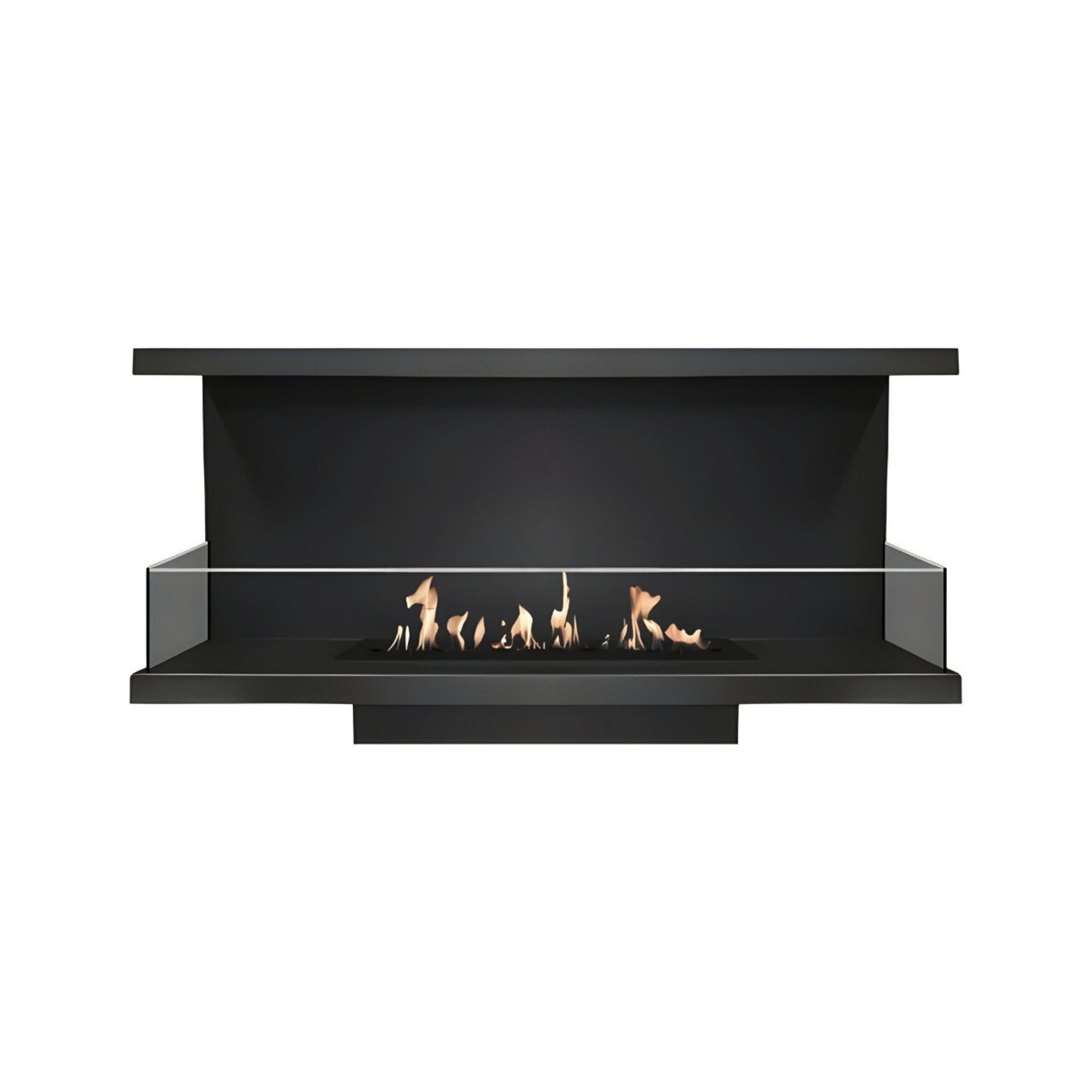 Made Three-sided built-in fireplace 70 cm