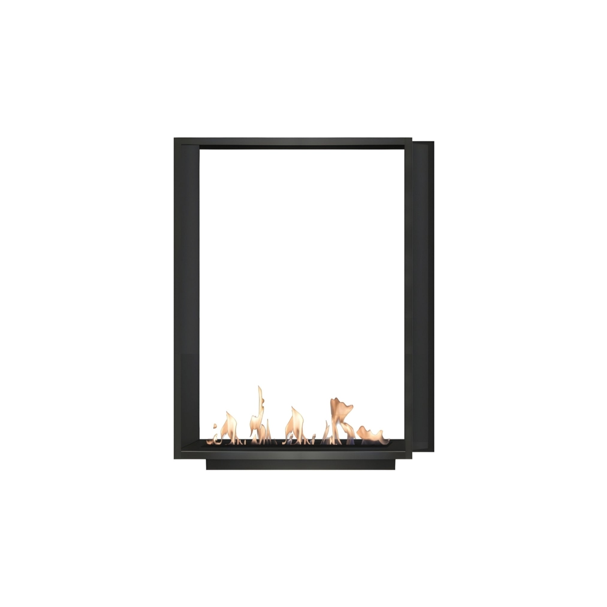 Fame Vertical See-Through Fireplace 80 x 100 cm