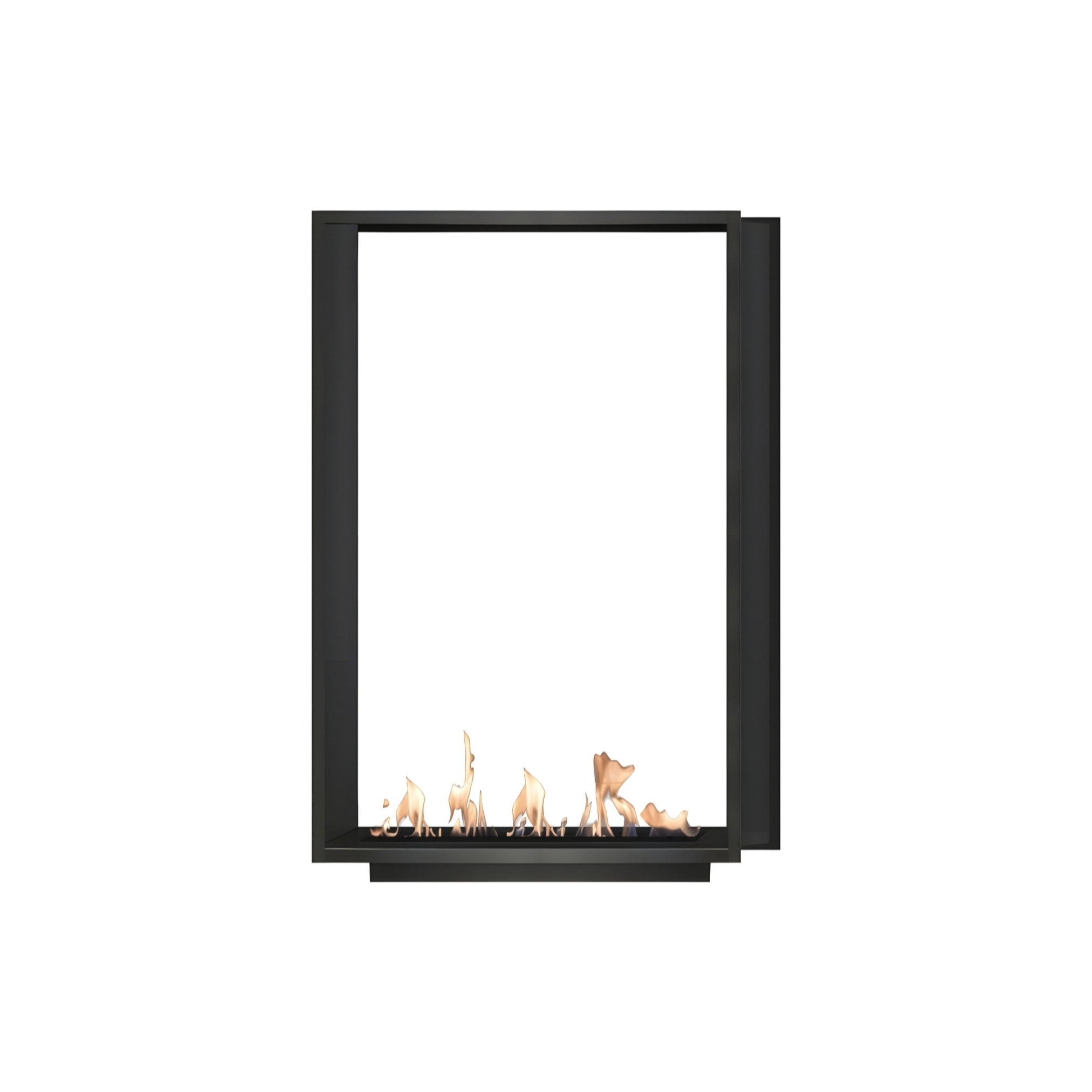 Fame Vertical See-Through Fireplace 80 x 120 cm