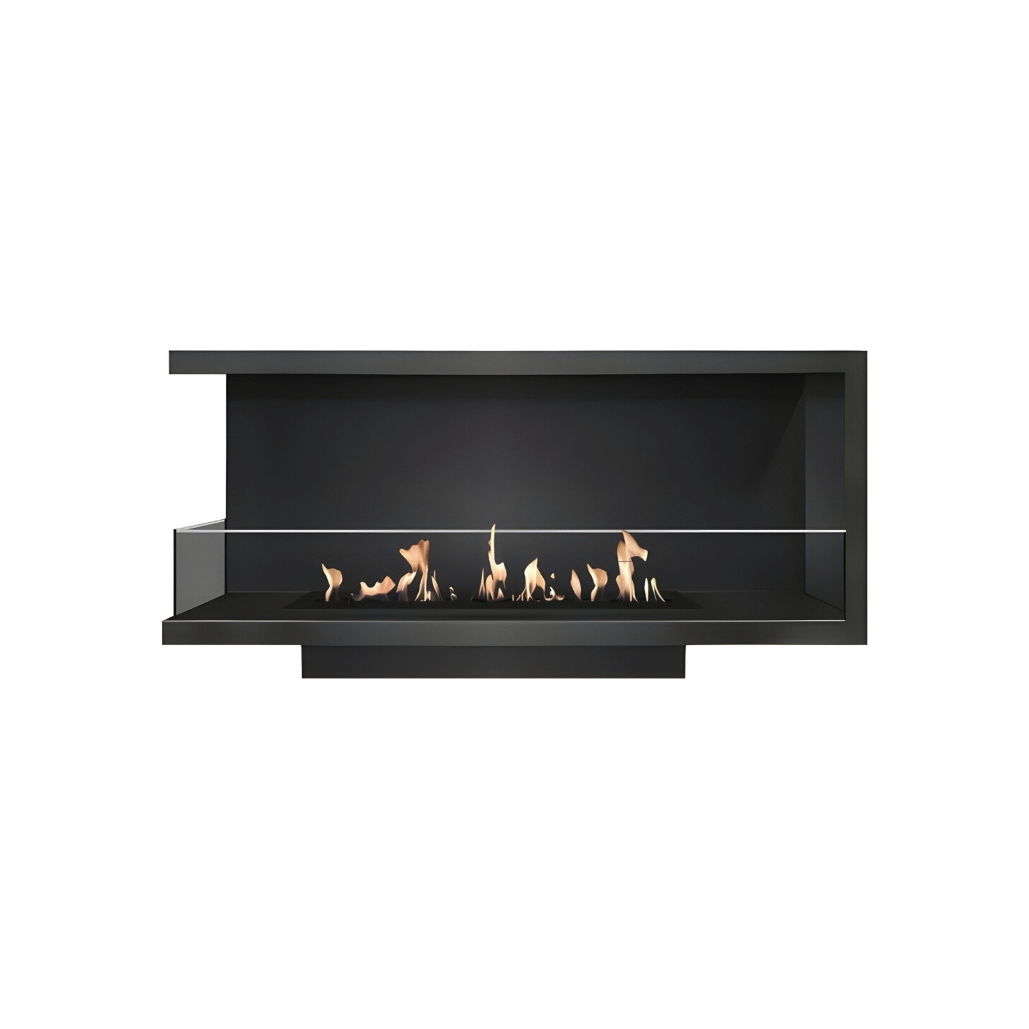 Base Left Built-in Corner Fireplace 80 cm