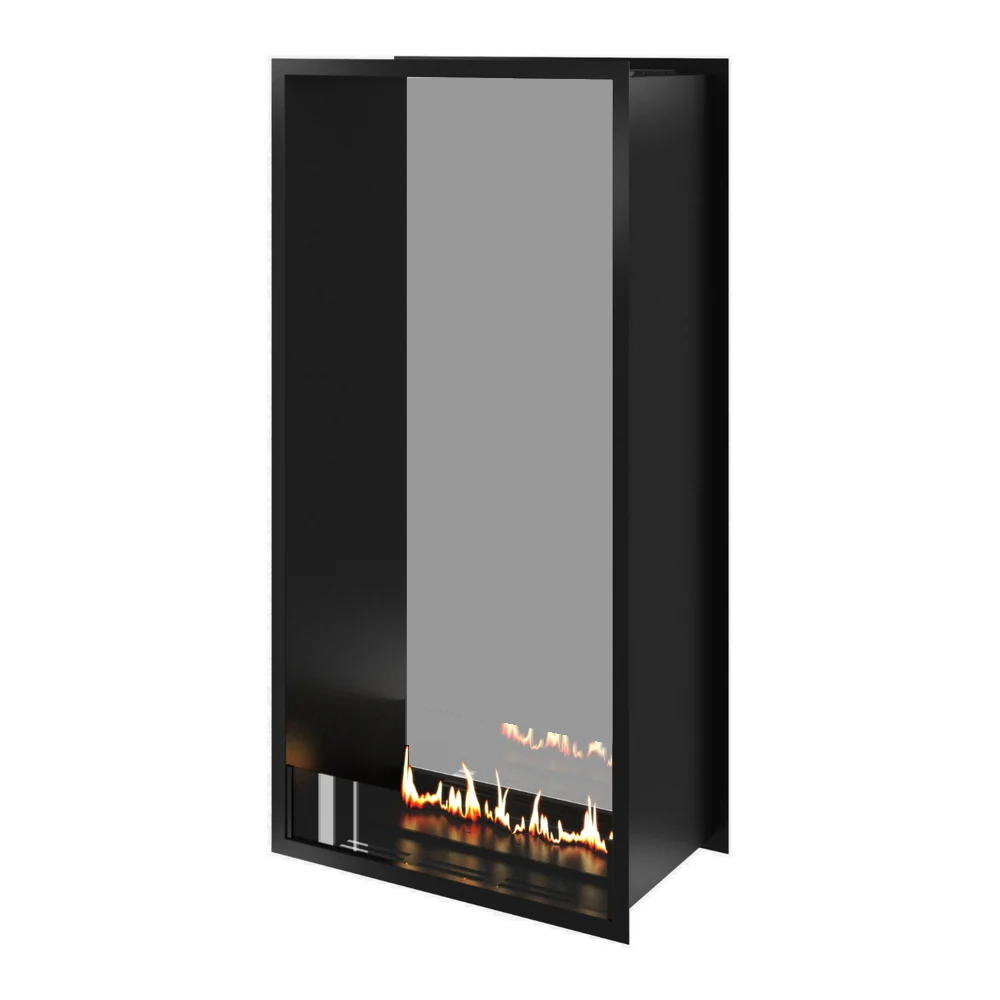 Fame Vertical See-through Fireplace Single Full Glass 60 x 100 cm