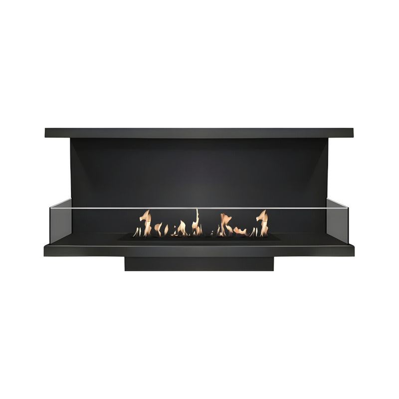 Made Three-sided built-in fireplace 90 cm