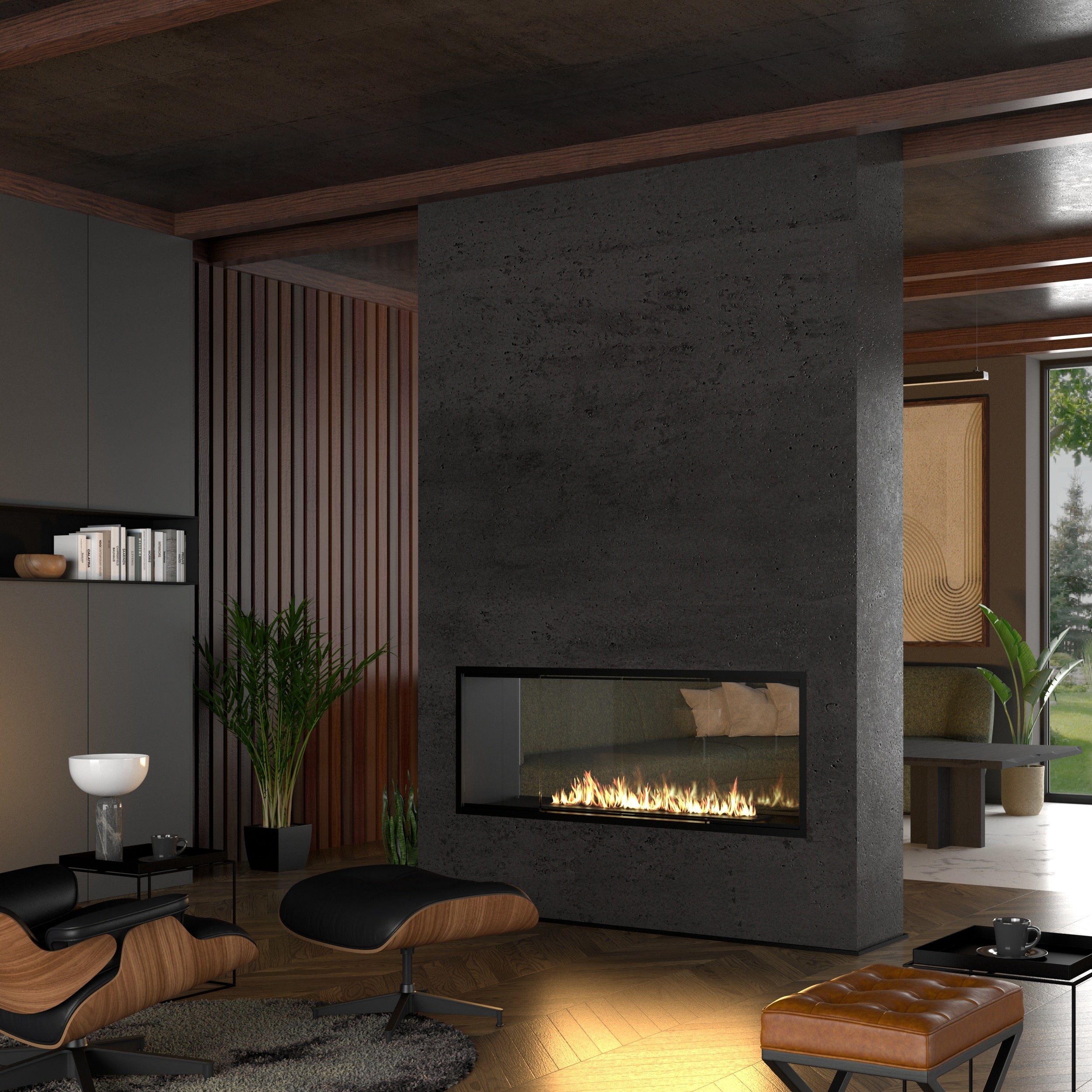 Fame See-Through Fireplace 70 cm