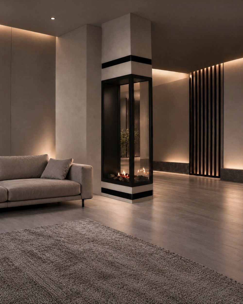 Roomdivider full glass
