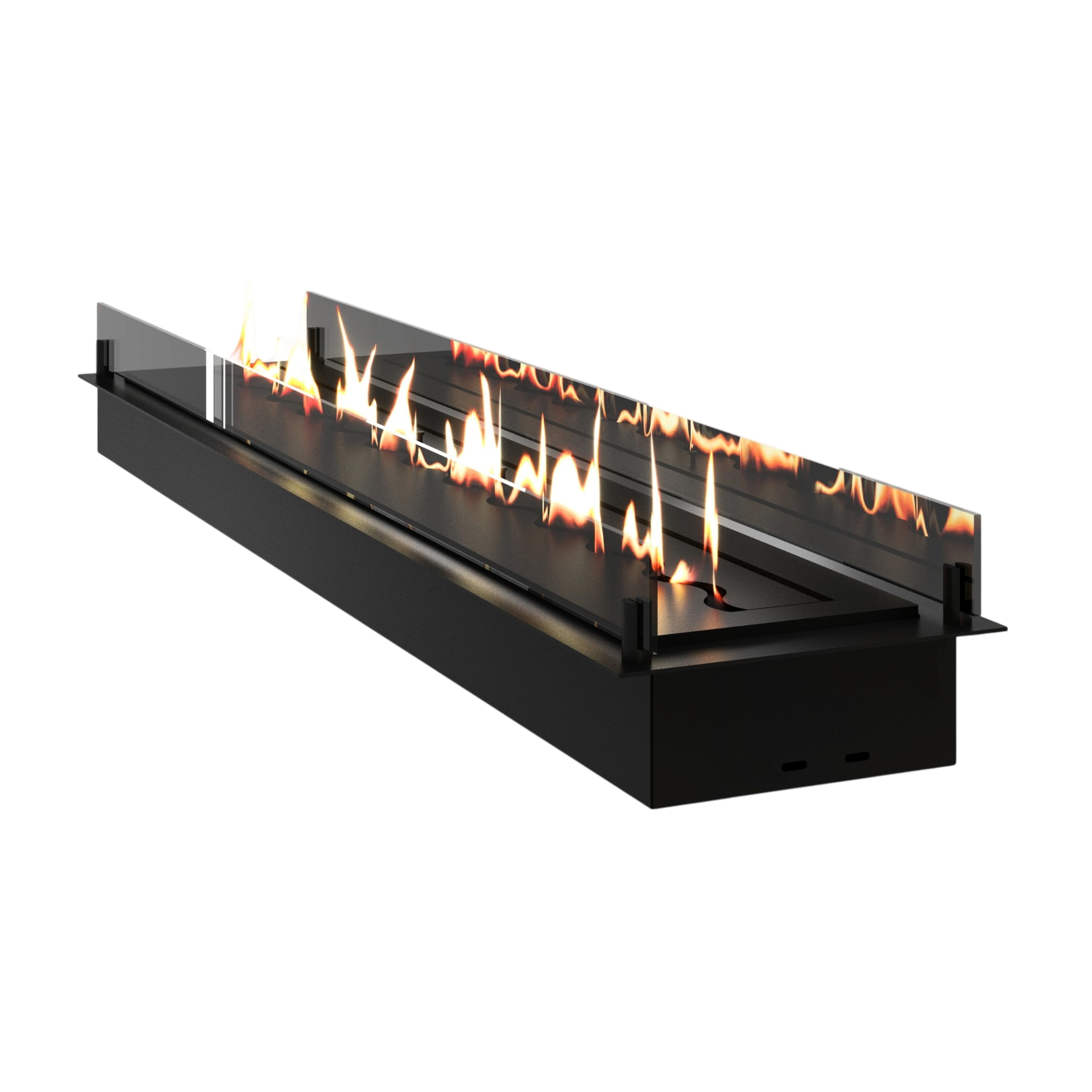 Solo Insert Fireplace With Glass 140 cm