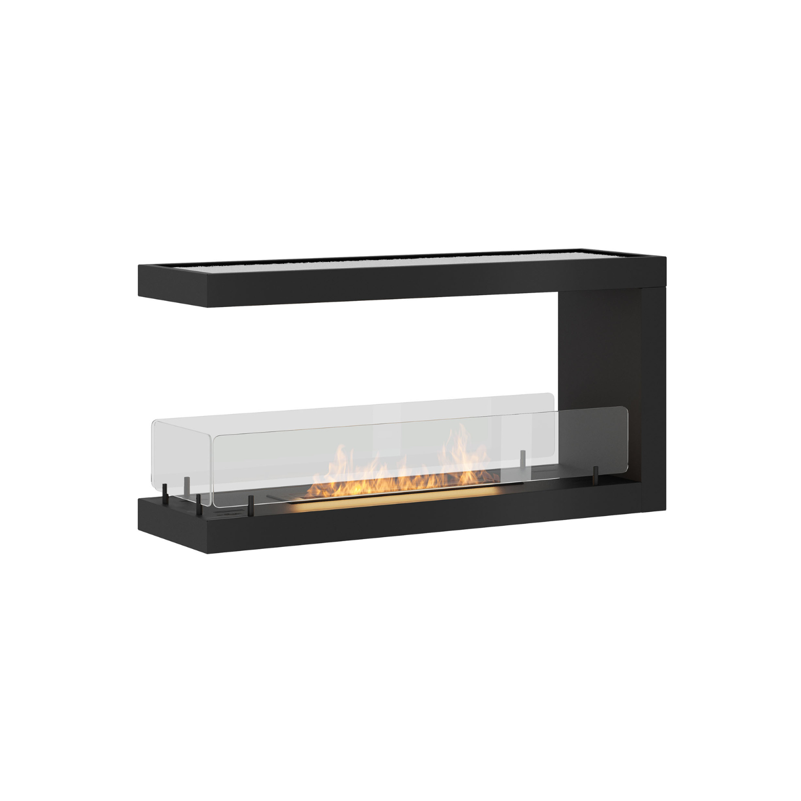 Inside U Bio Ethanol Built-in Fireplace 100 cm