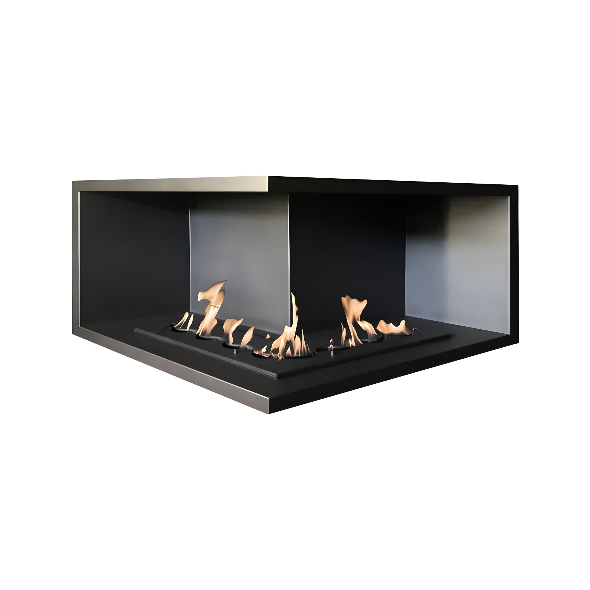 Base Built-in Corner Fireplace 70 x 70 cm