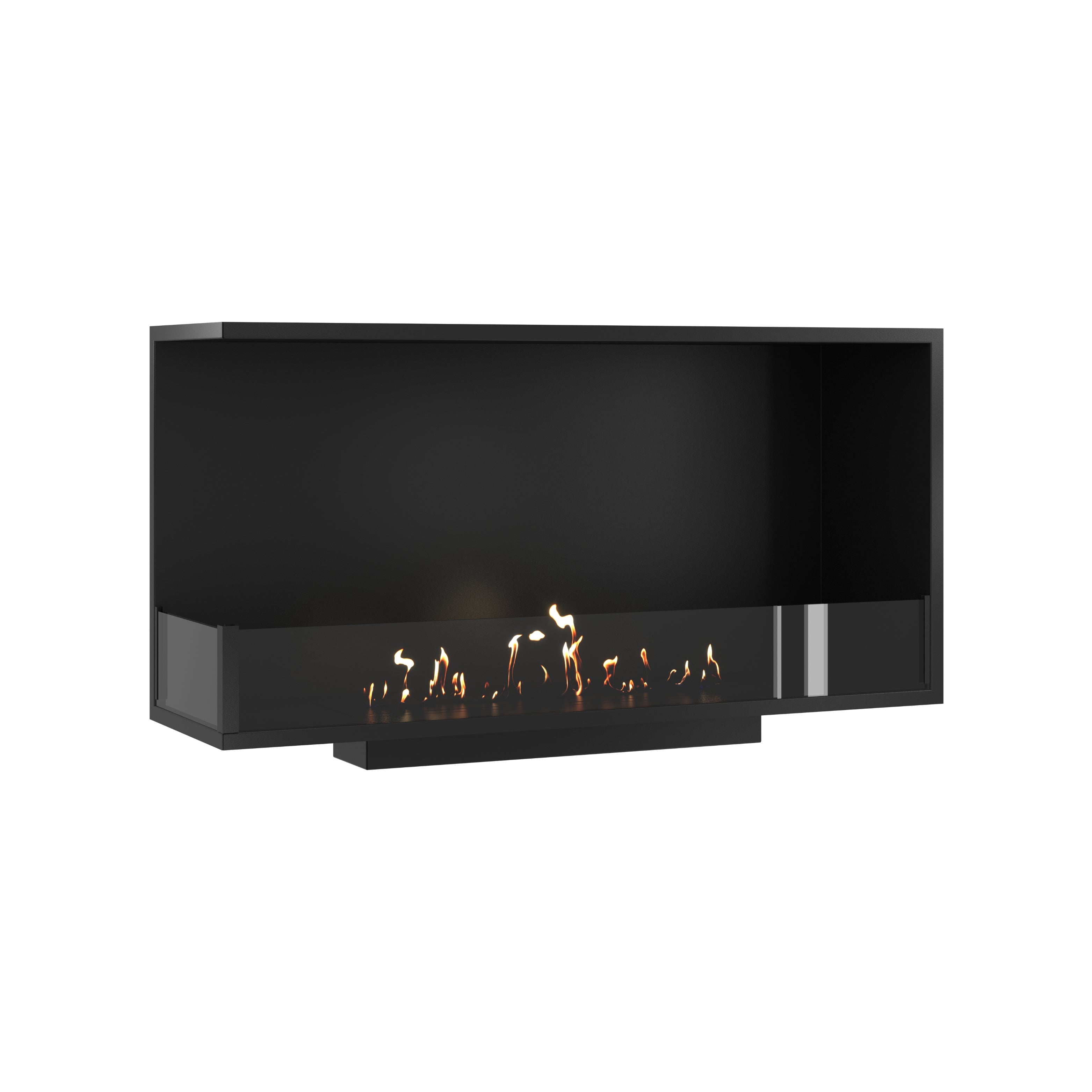 Image of Base Left Built-in Corner Fireplace 100 cm