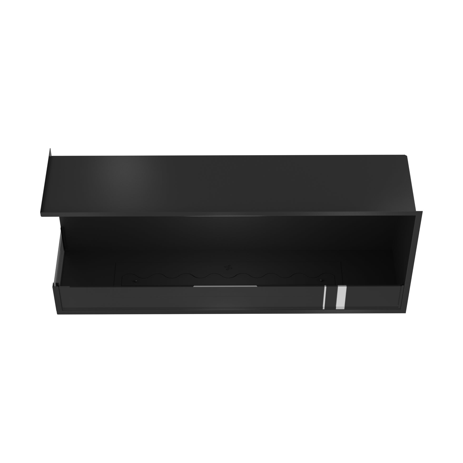 Base Left Built-in Corner Fireplace 130 cm
