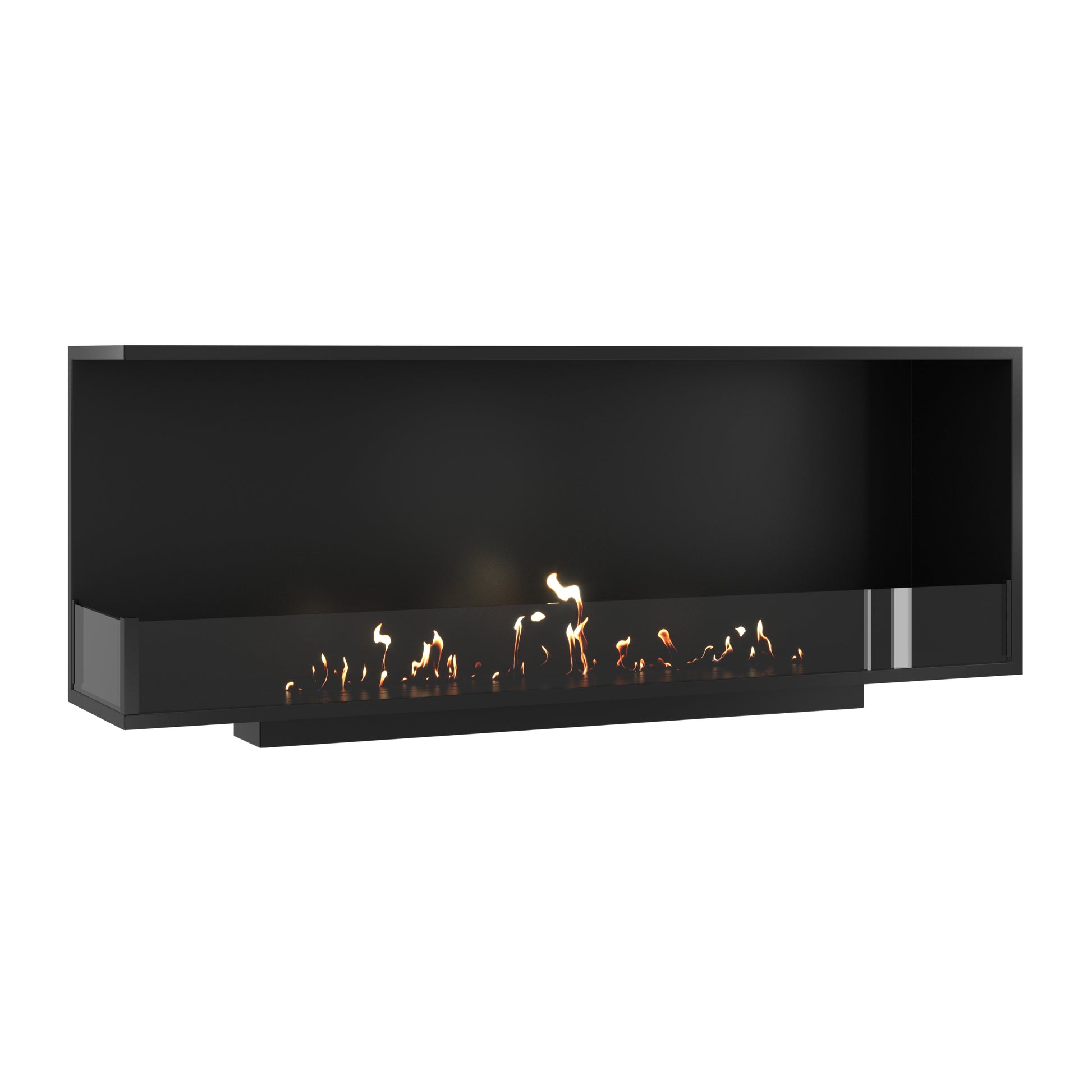 Base Left Built-in Corner Fireplace 150 cm