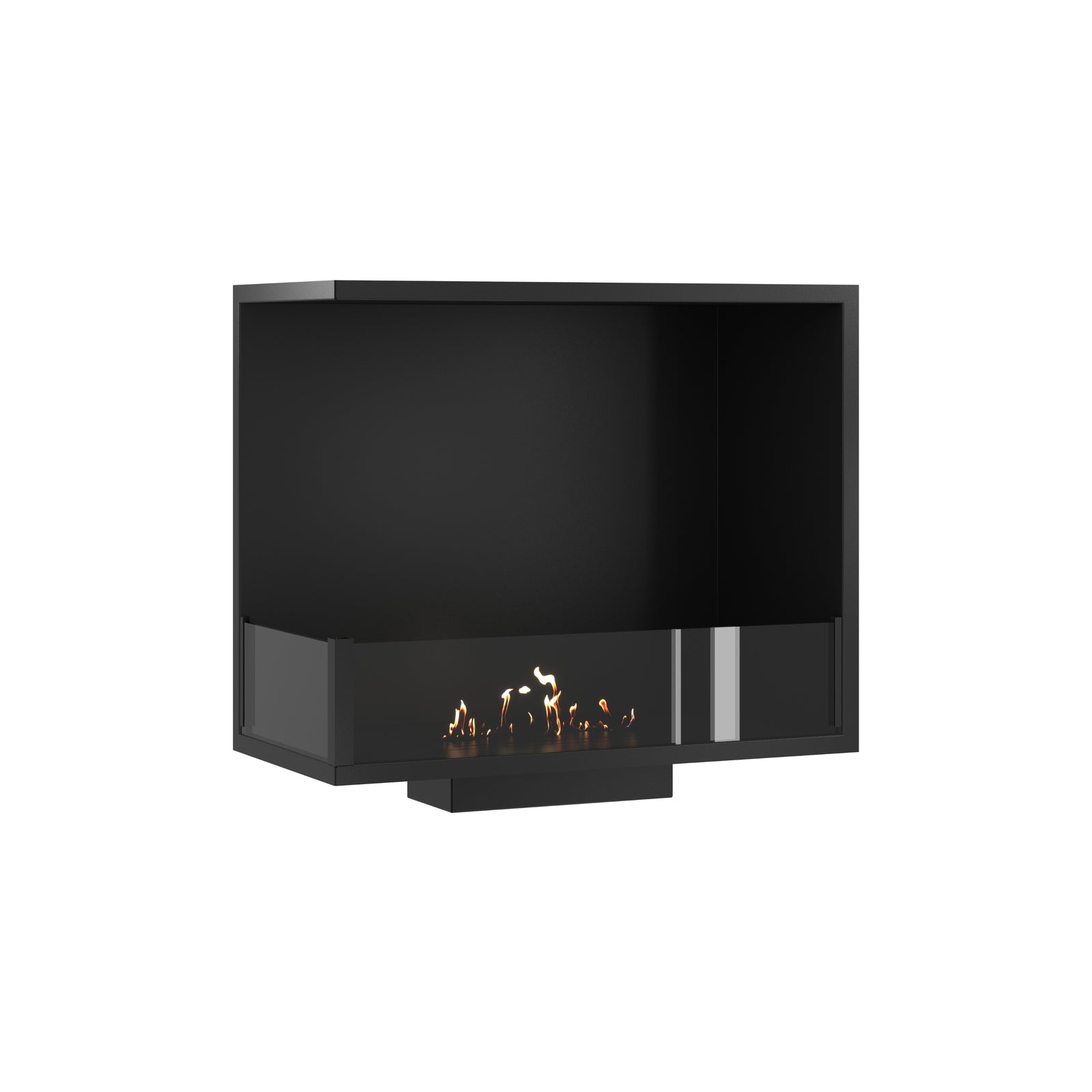 Base Left Built-in Corner Fireplace 60 cm