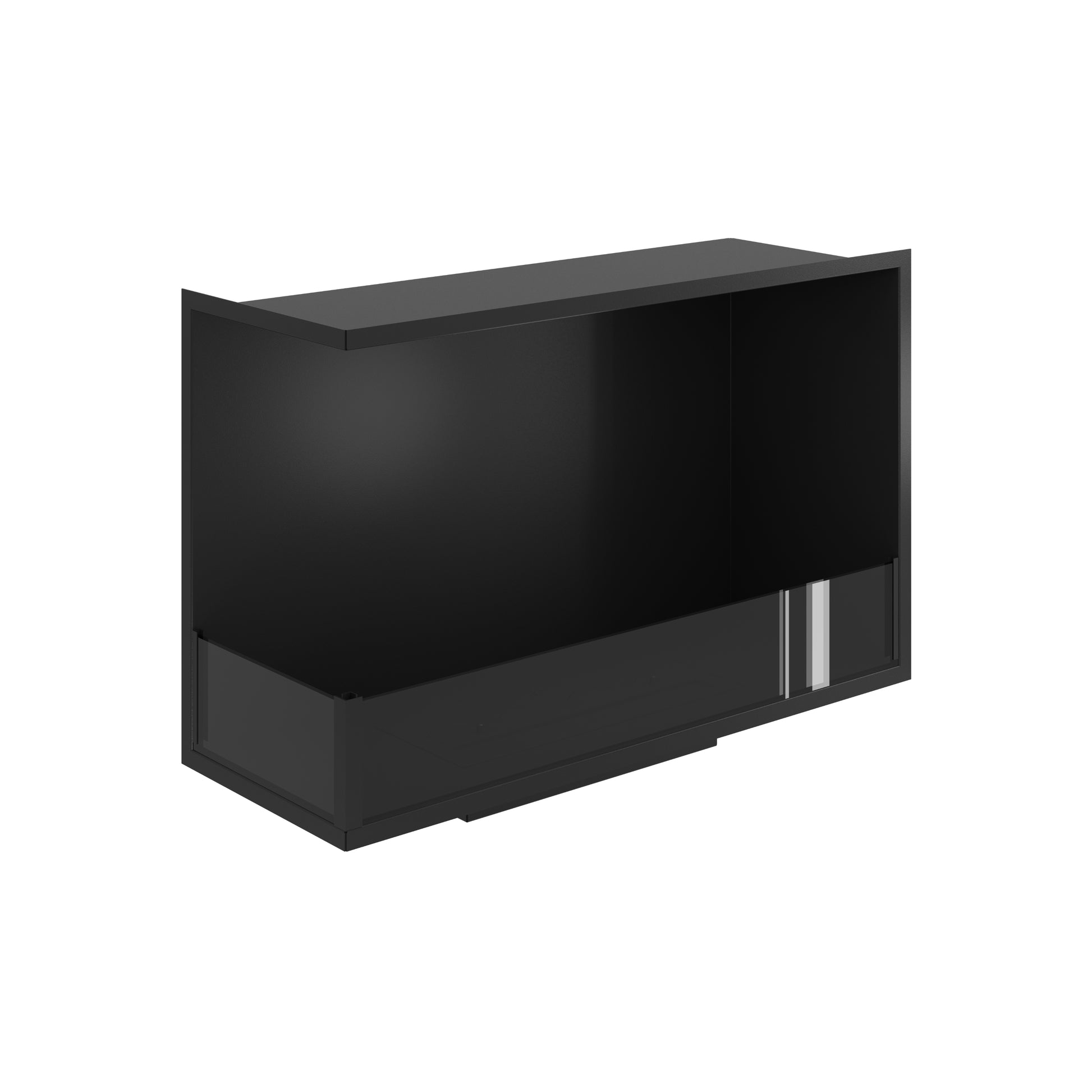 Base Left Built-in Corner Fireplace 80 cm