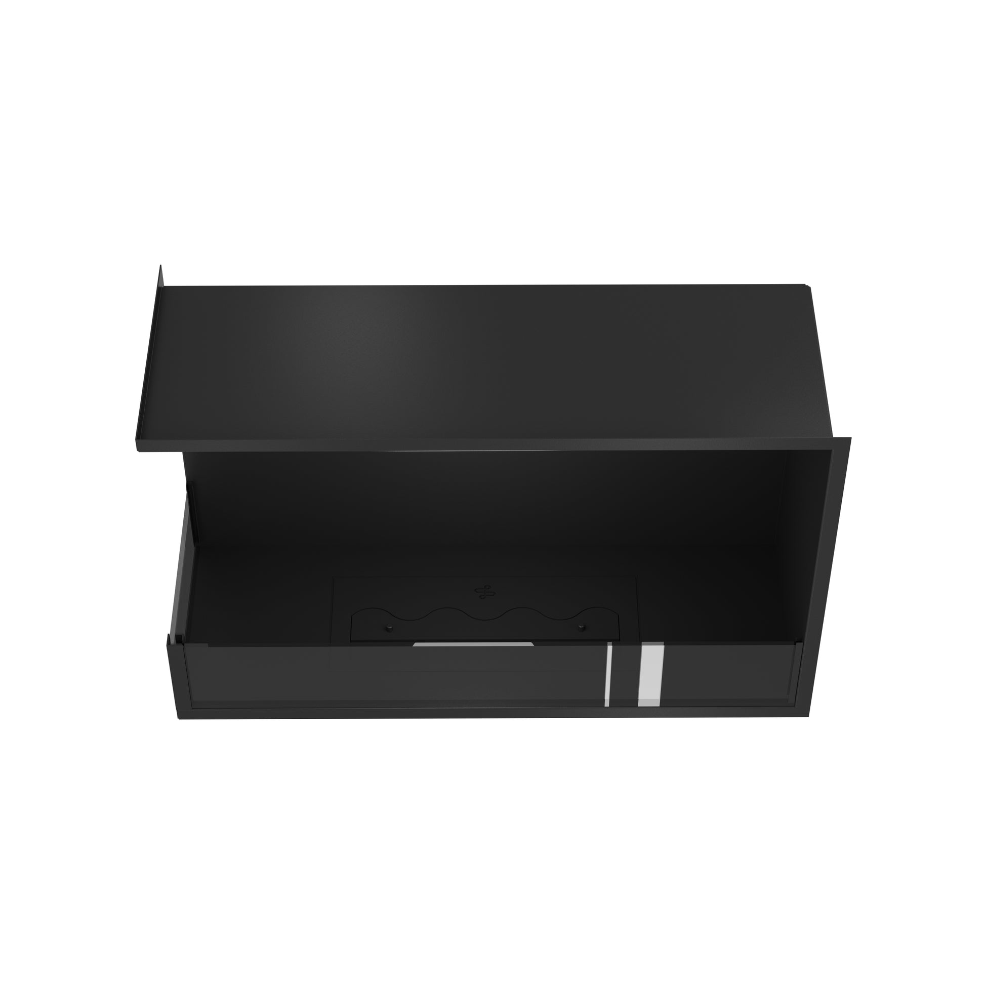 Base Left Built-in Corner Fireplace 90 cm