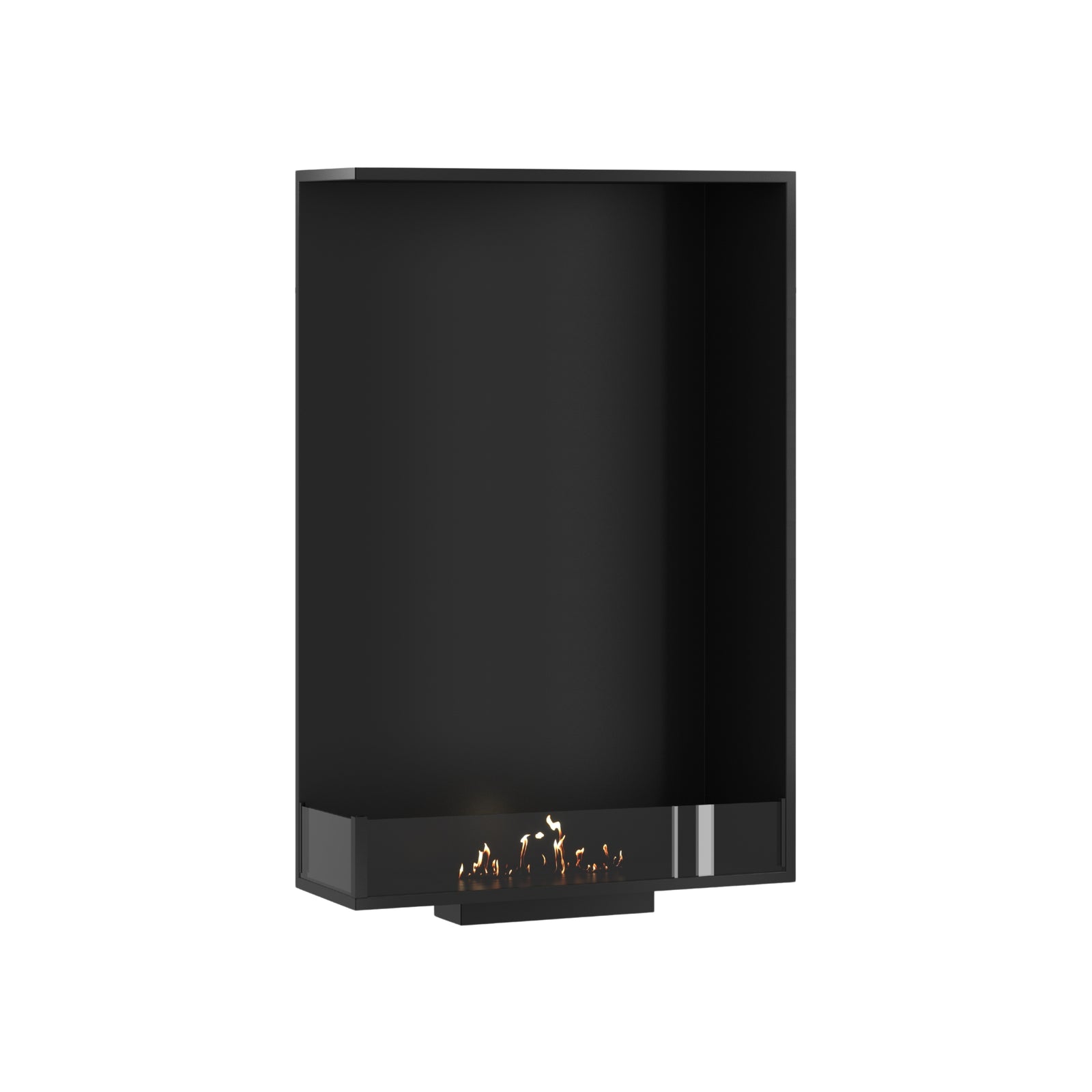 Base Left Vertical Built-in Corner Fireplace 70 x 120 cm