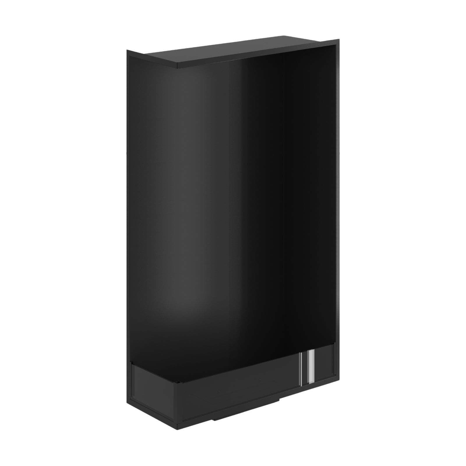 Base Left Vertical Built-in Corner Fireplace 70 x 160 cm