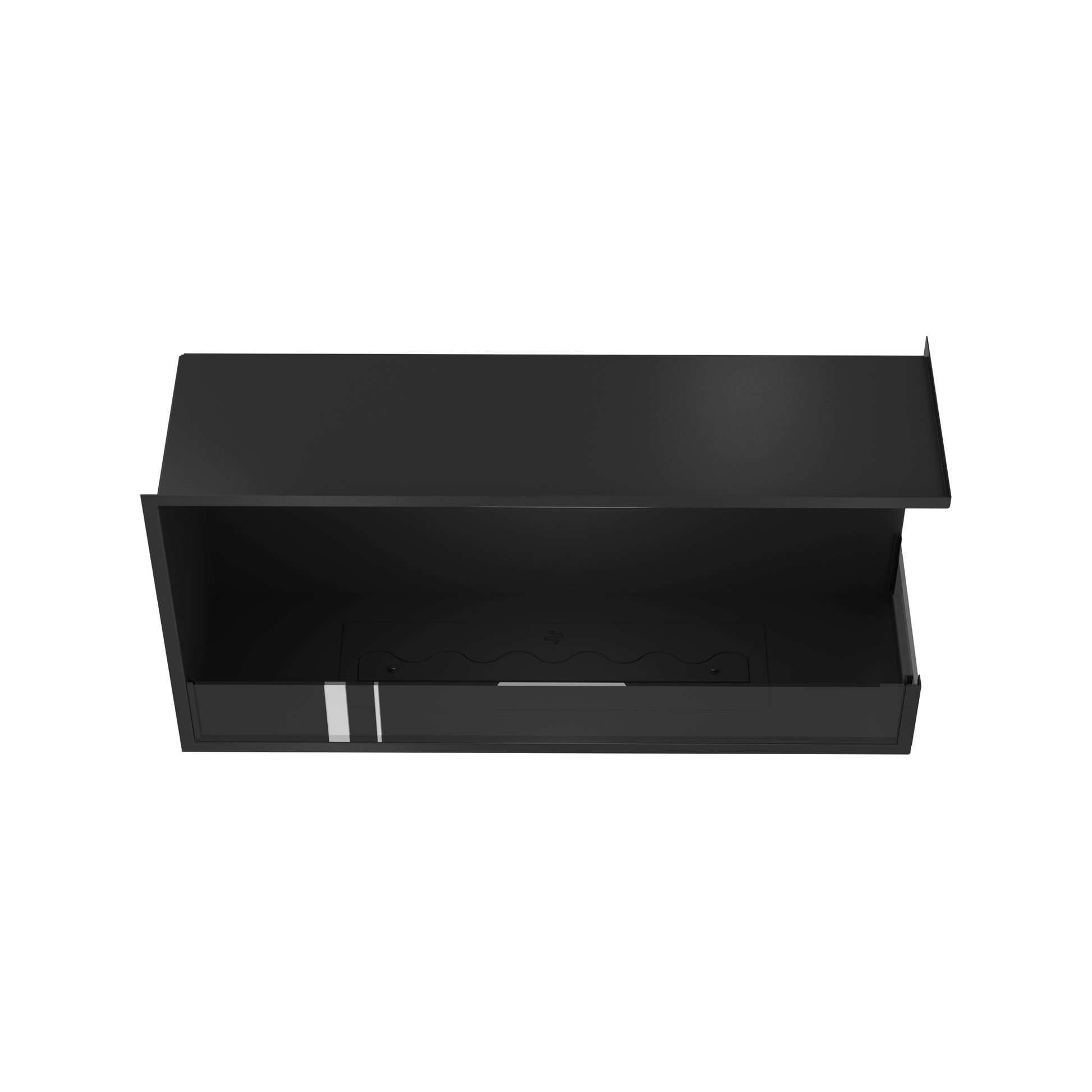Base Right Built-in Corner Fireplace 100 cm
