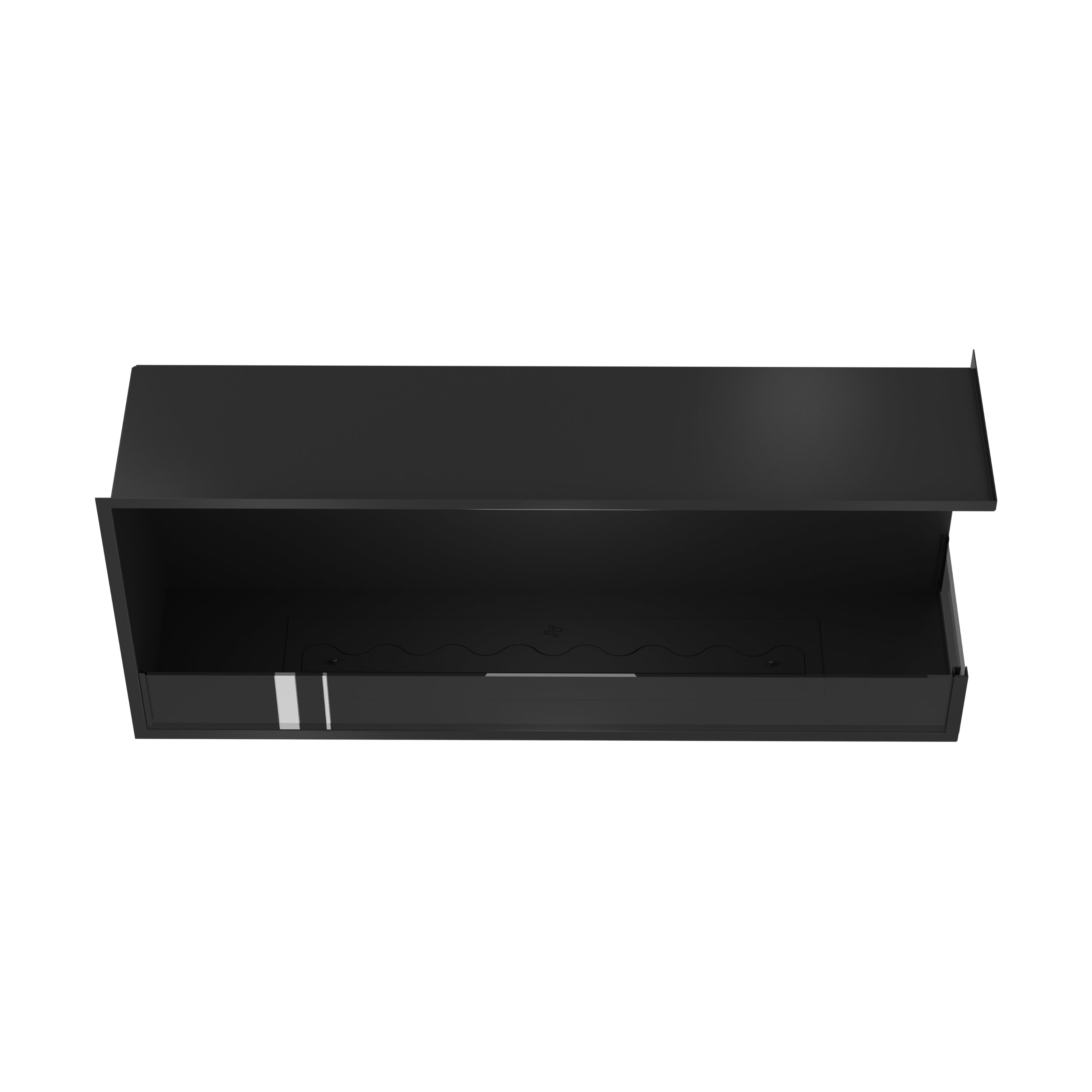 Image of Base Right Built-in Corner Fireplace 130 cm