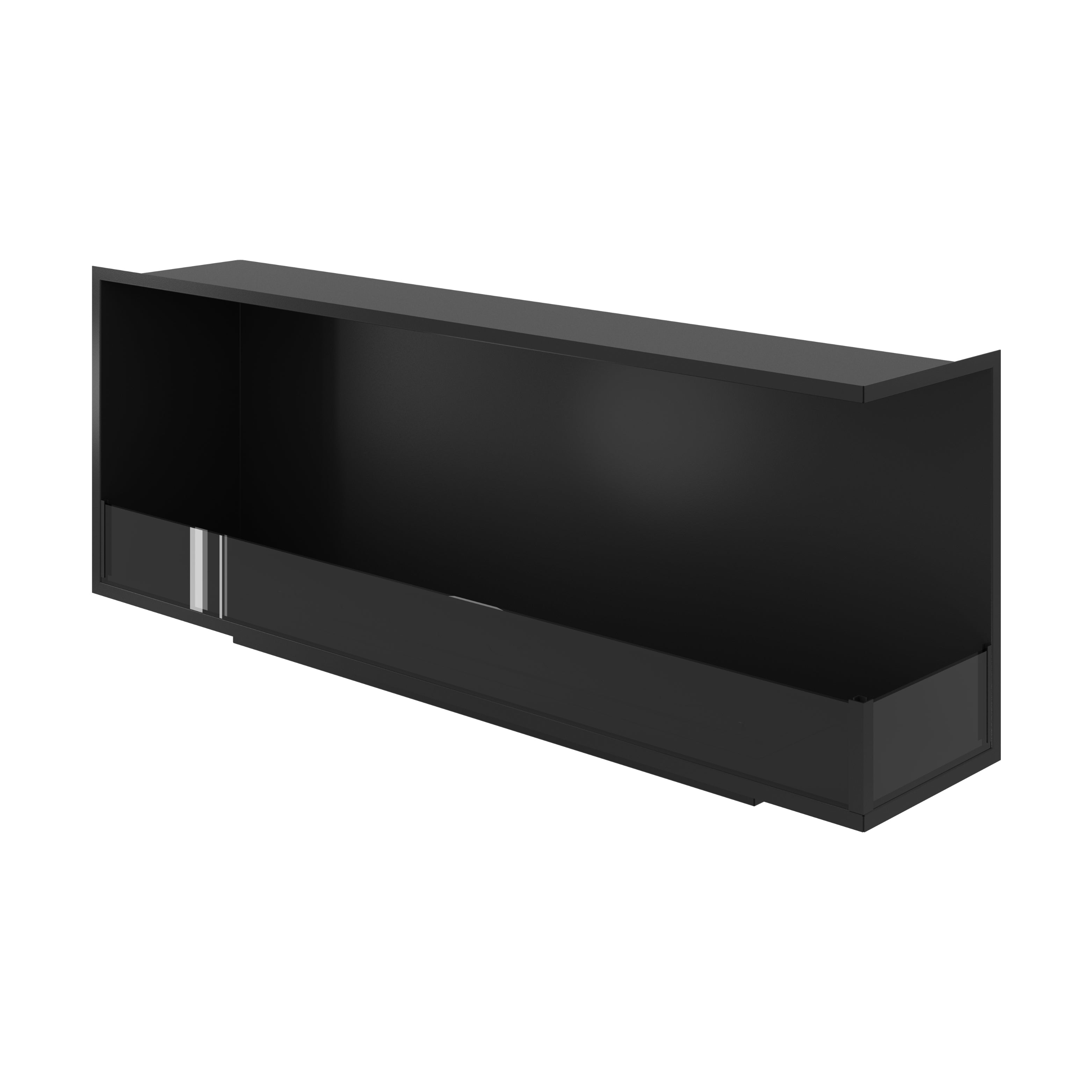 Image of Base Right Built-in Corner Fireplace 140 cm