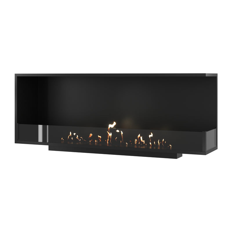 Base Right Built-in Corner Fireplace 150 cm