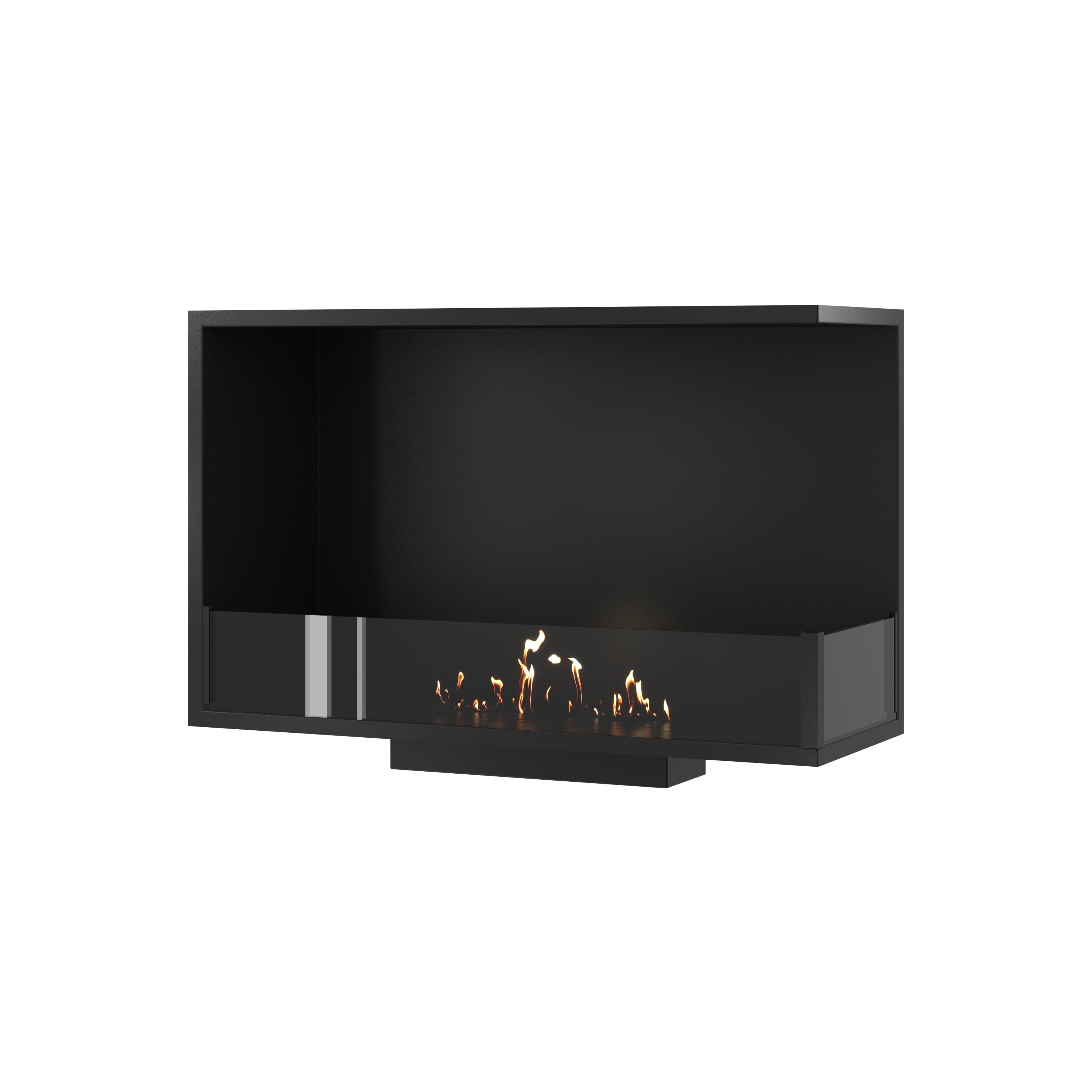 Image of Base Right Built-in Corner Fireplace 80 cm