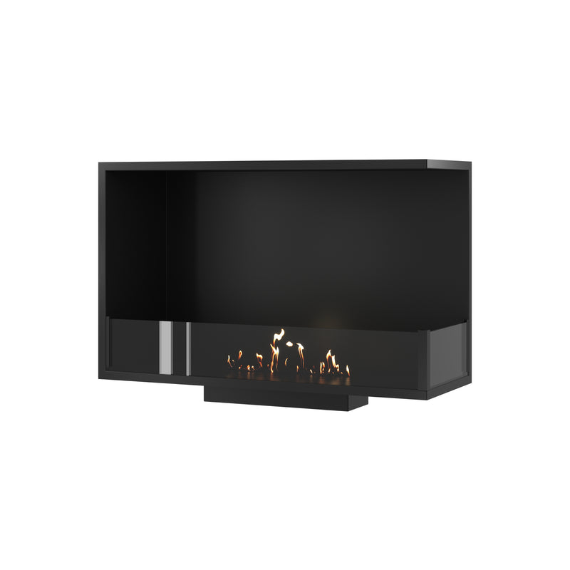 Base Right Built-in Corner Fireplace 80 cm
