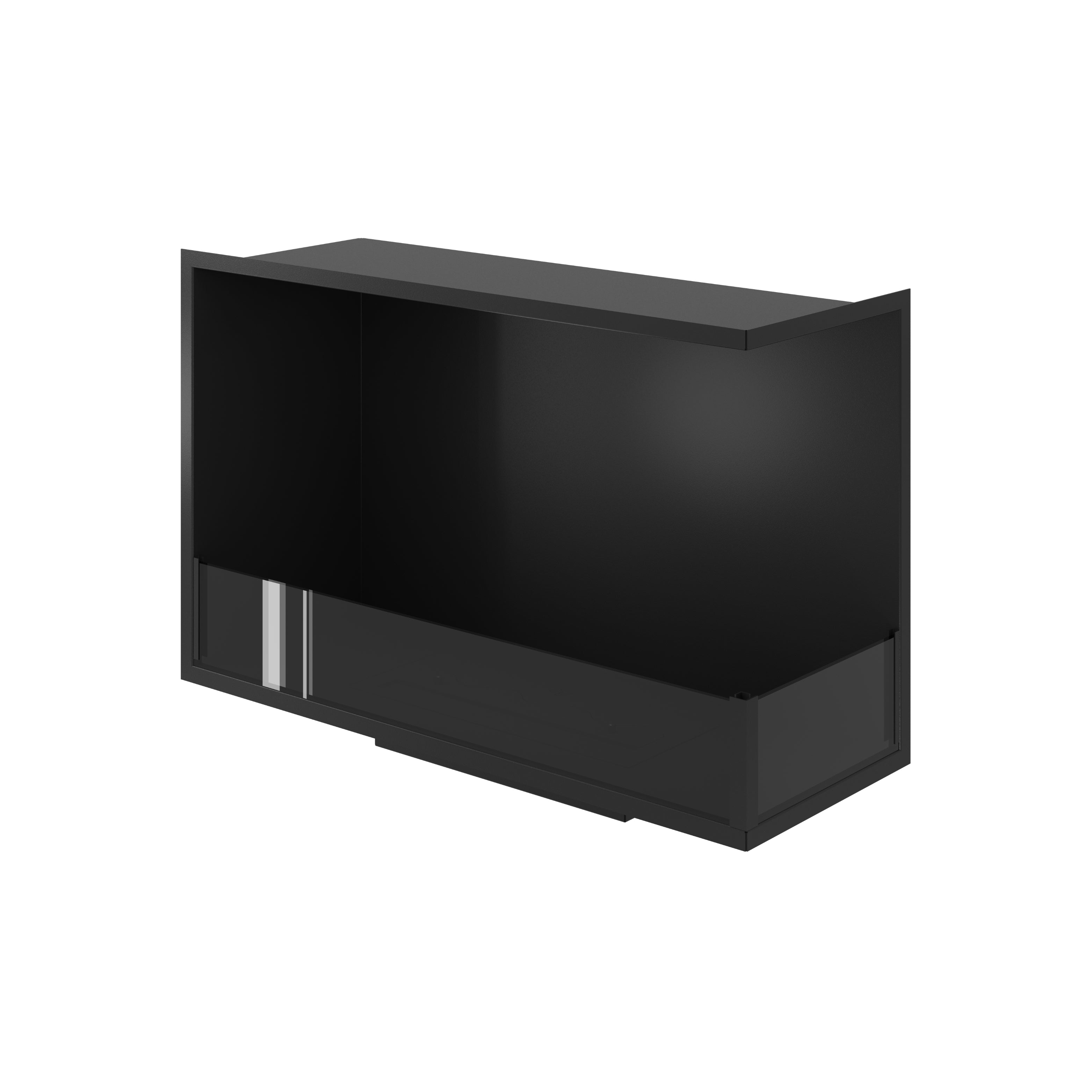 Image of Base Right Built-in Corner Fireplace 90 cm