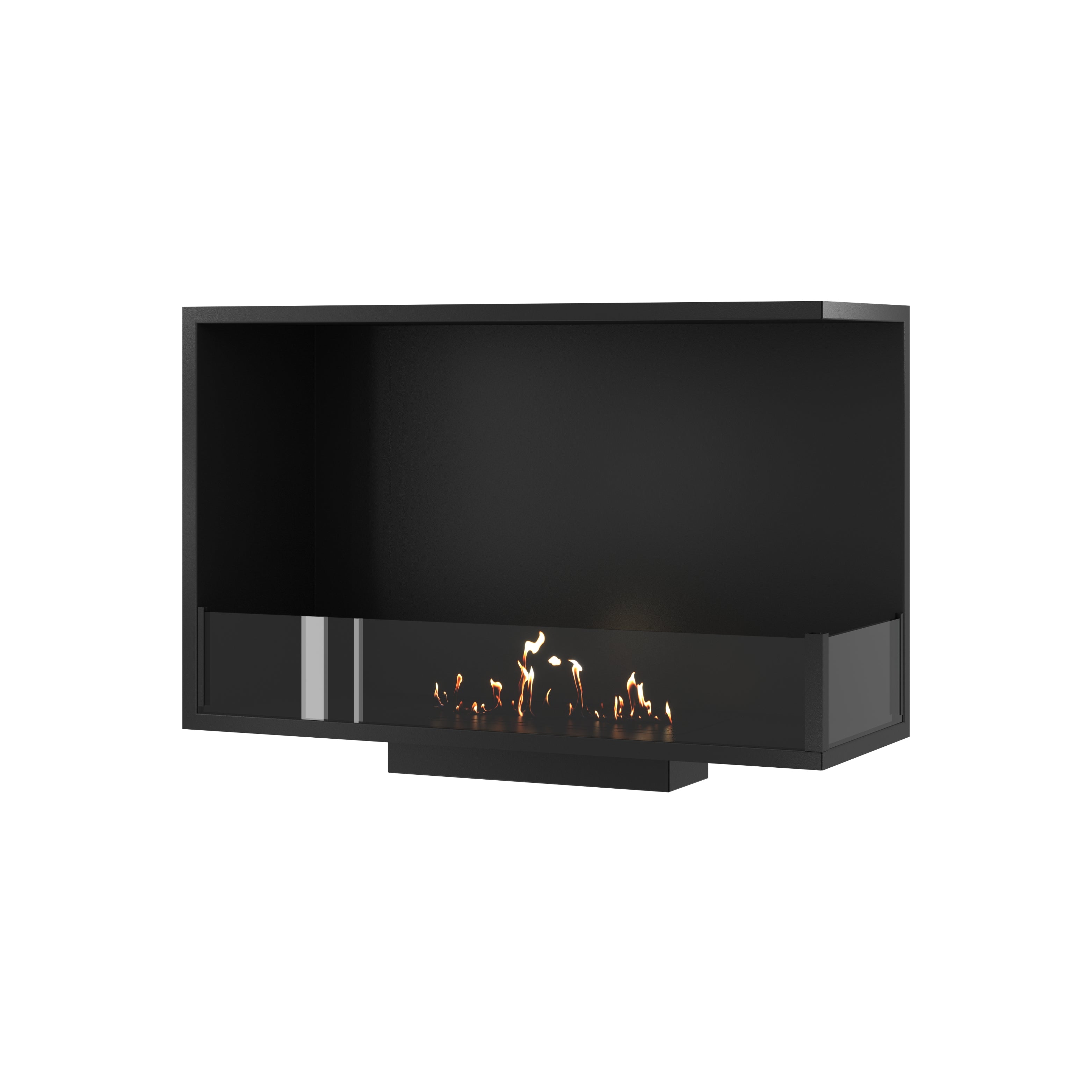 Image of Base Right Built-in Corner Fireplace 90 cm