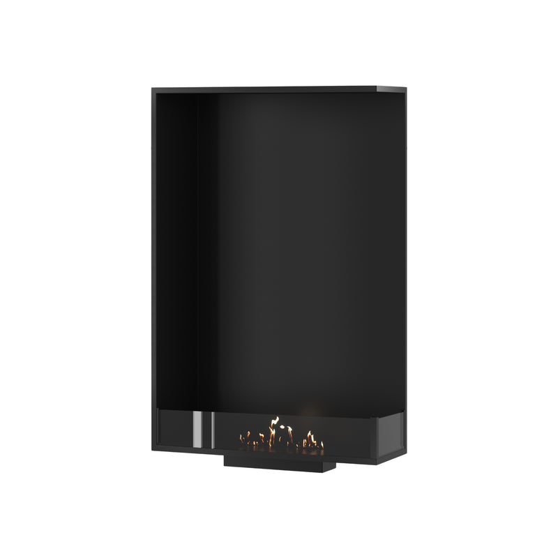 Base Right Vertical Built-in Corner Fireplace 70 x 120 cm