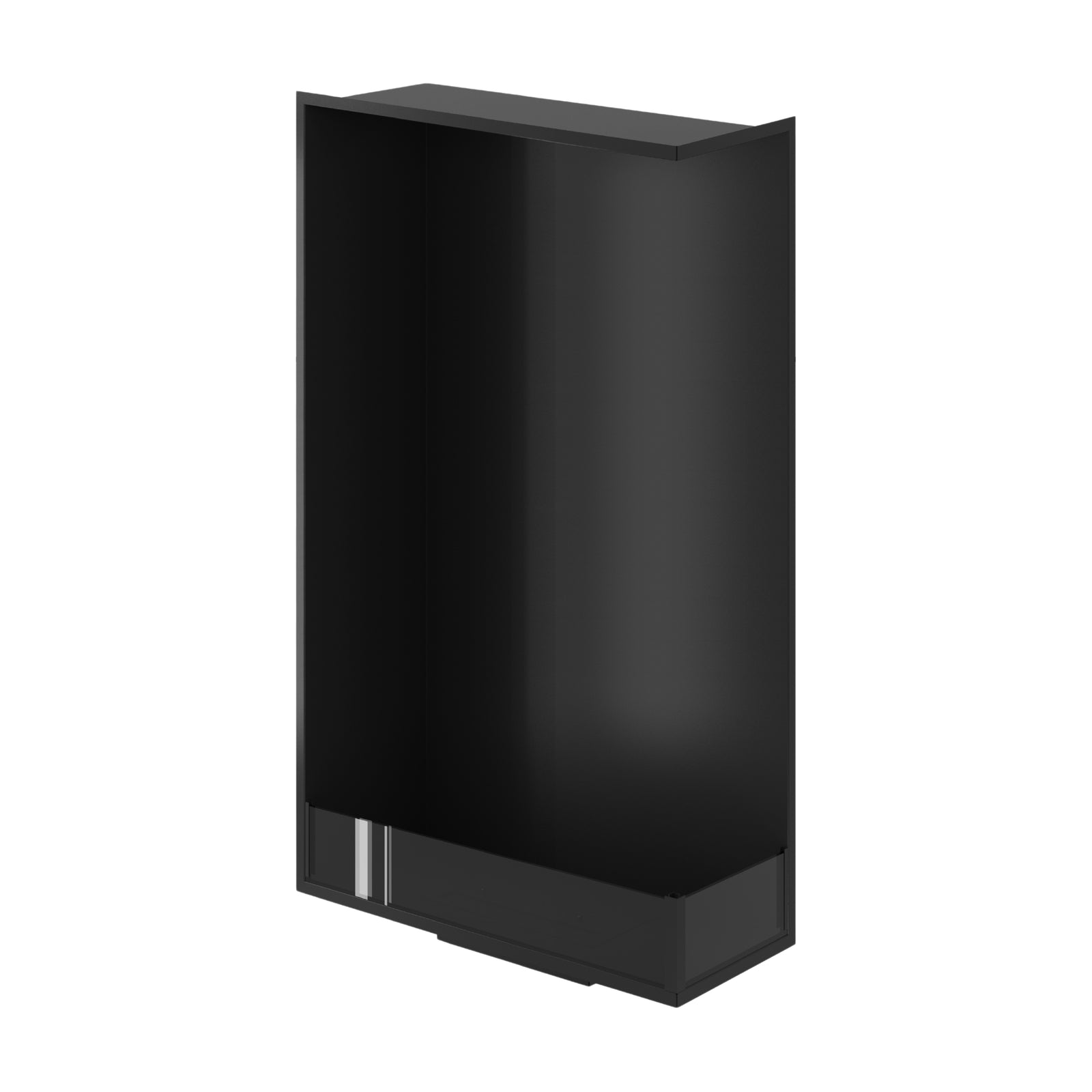 Base Right Vertical Built-in Corner Fireplace 70 x 160 cm