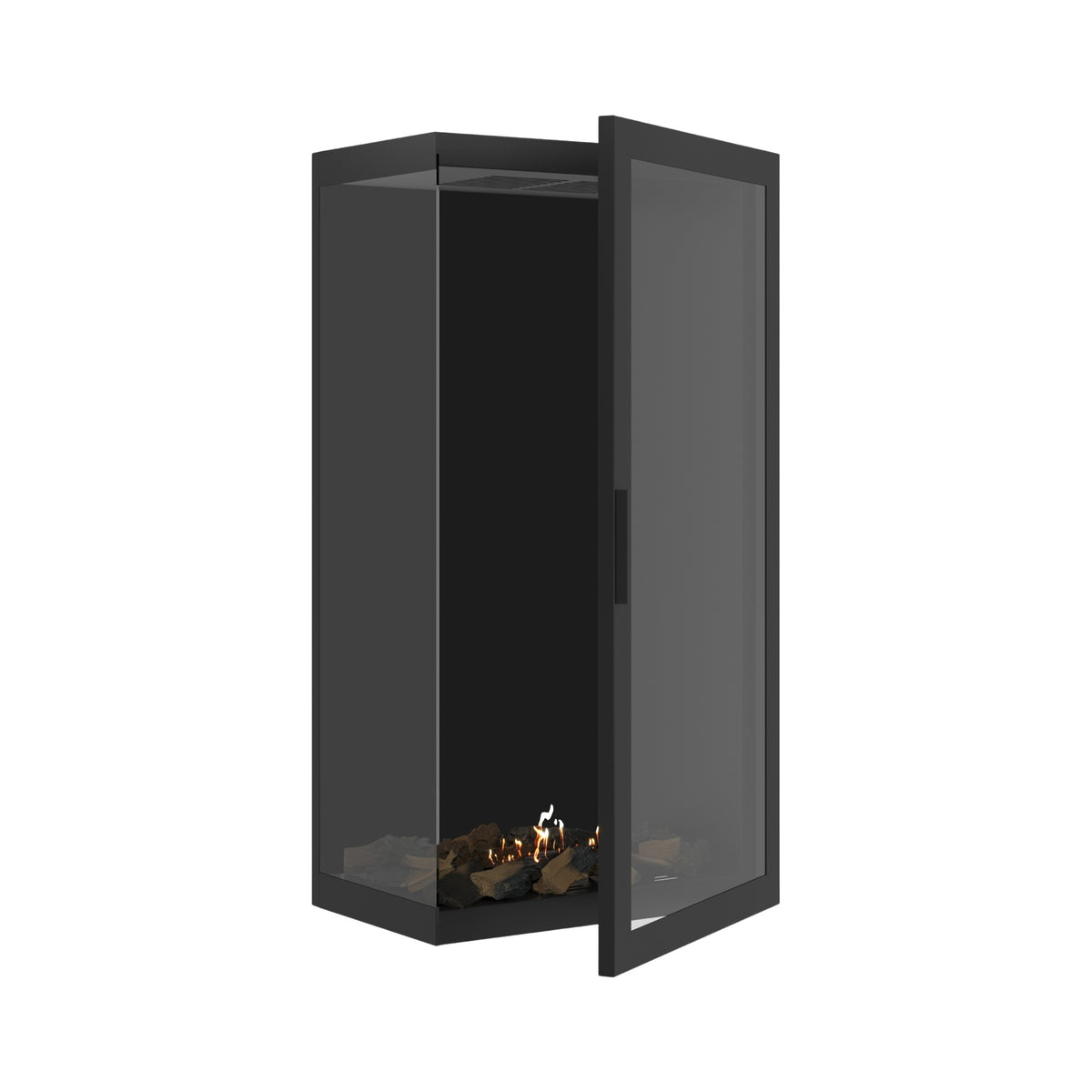 Base Vertical Corner Left Full Glass 60 x 140 cm