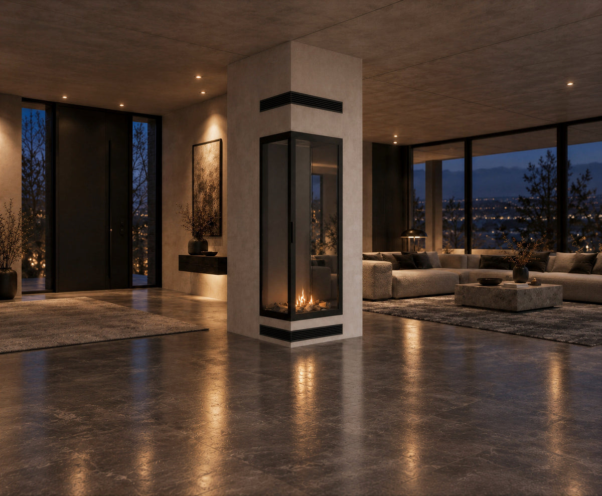 Base Vertical Corner Left Full Glass 60 x 160 cm