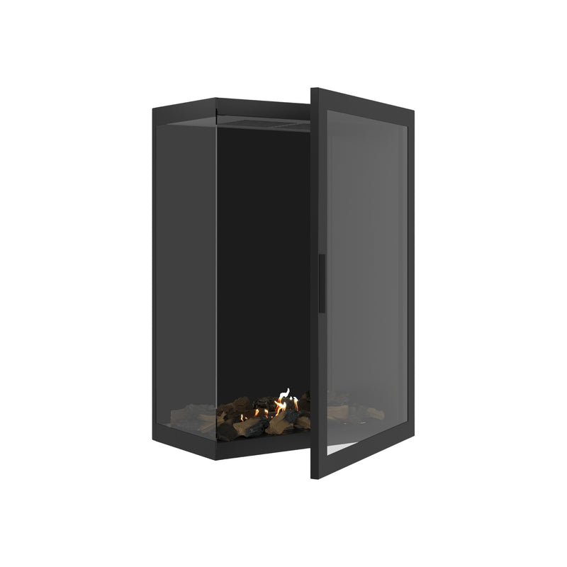 Base Vertical Corner Left Full Glass 70 x 100 cm