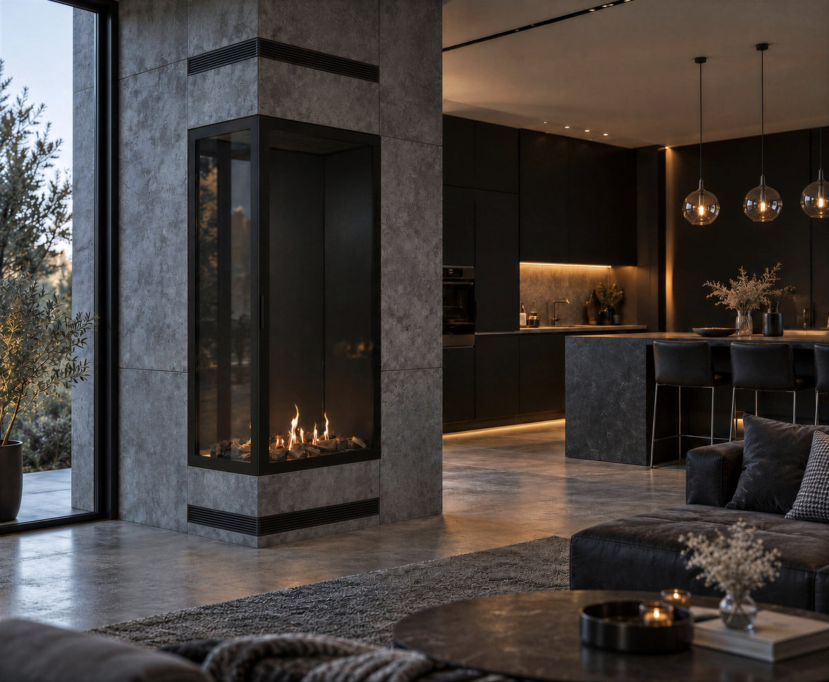 Base Vertical Corner Left Full Glass 70 x 180 cm