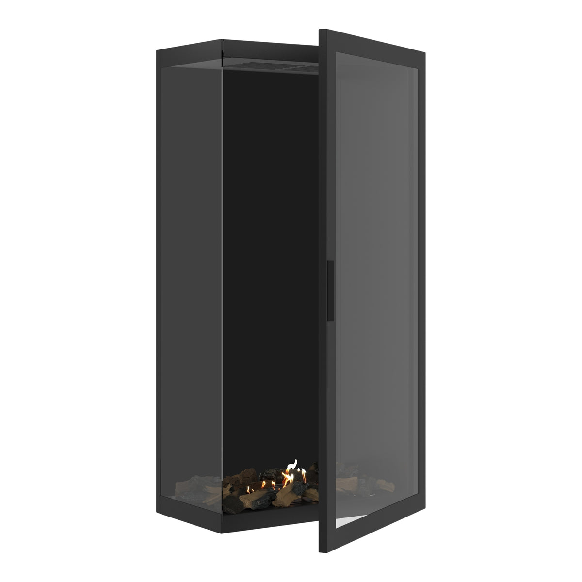 Base Vertical Corner Left Full Glass 70 x 180 cm