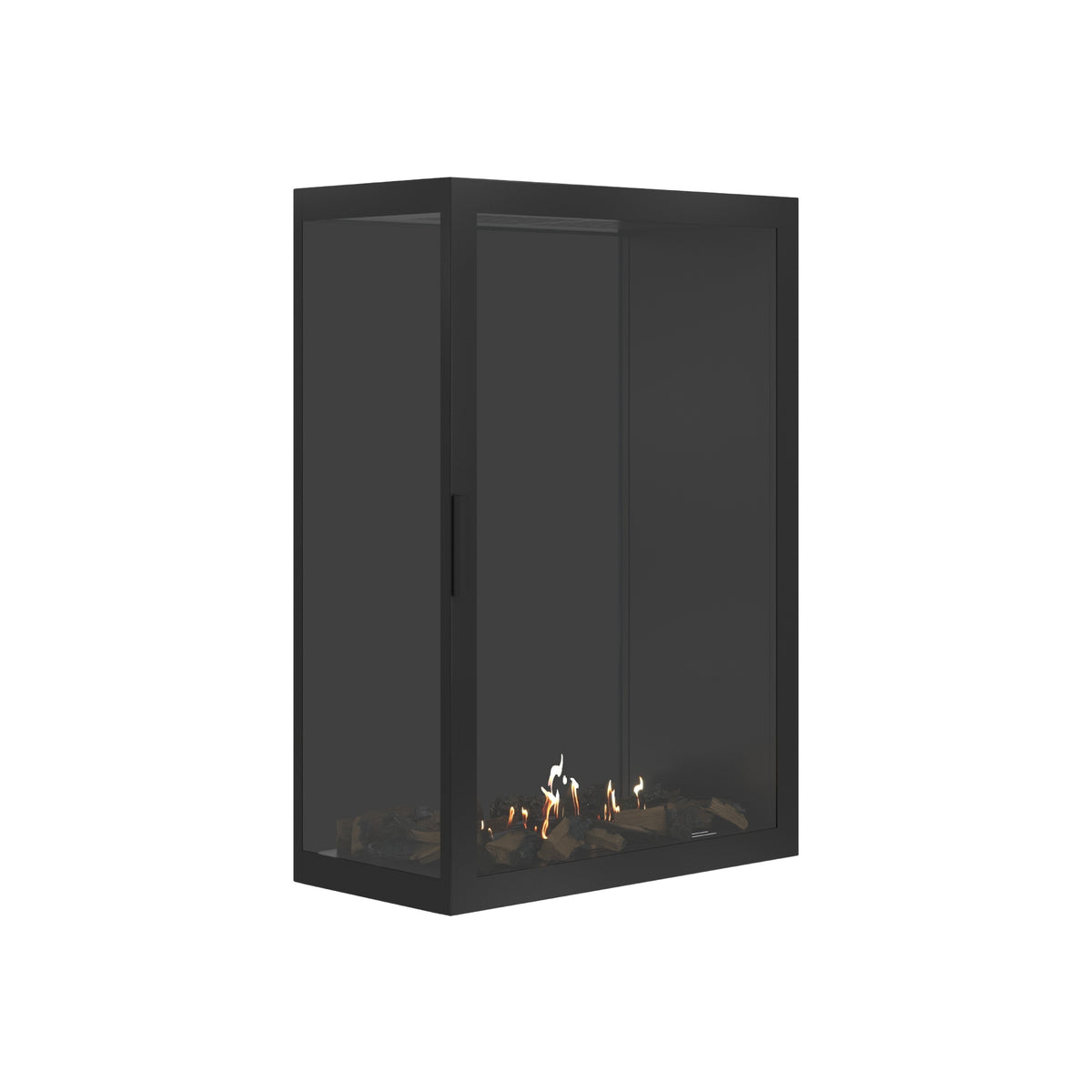 Base Vertical Corner Left Full Glass 80 x 120 cm