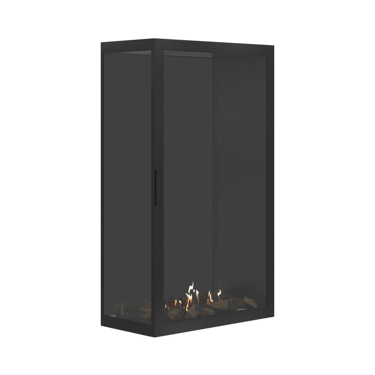 Base Vertical Corner Left Full Glass 80 x 160 cm