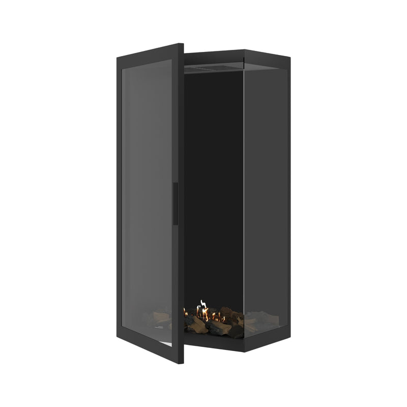 Base Vertical Corner Right Full Glass 60 x 140 cm