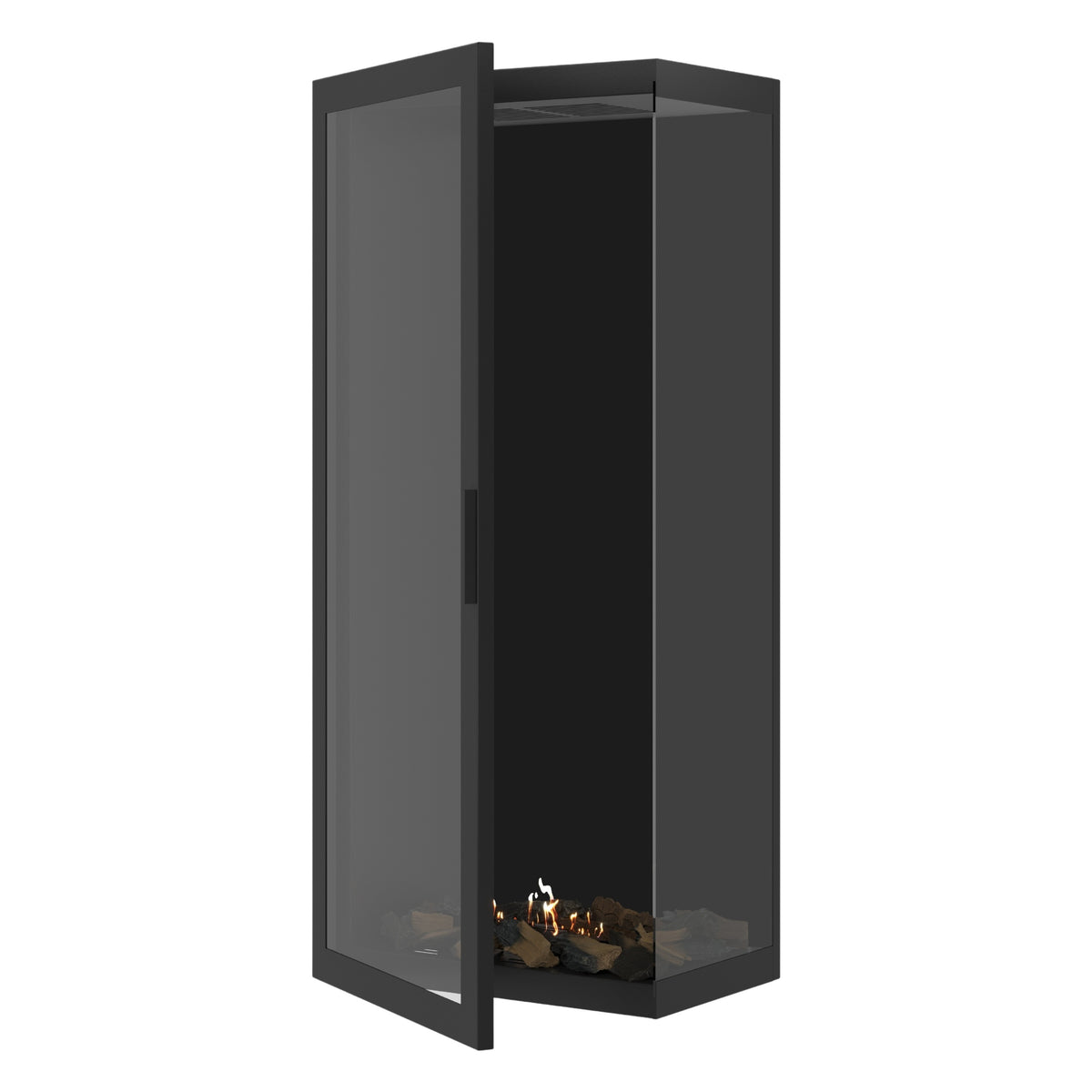 Base Vertical Corner Right Full Glass 60 x 180 cm