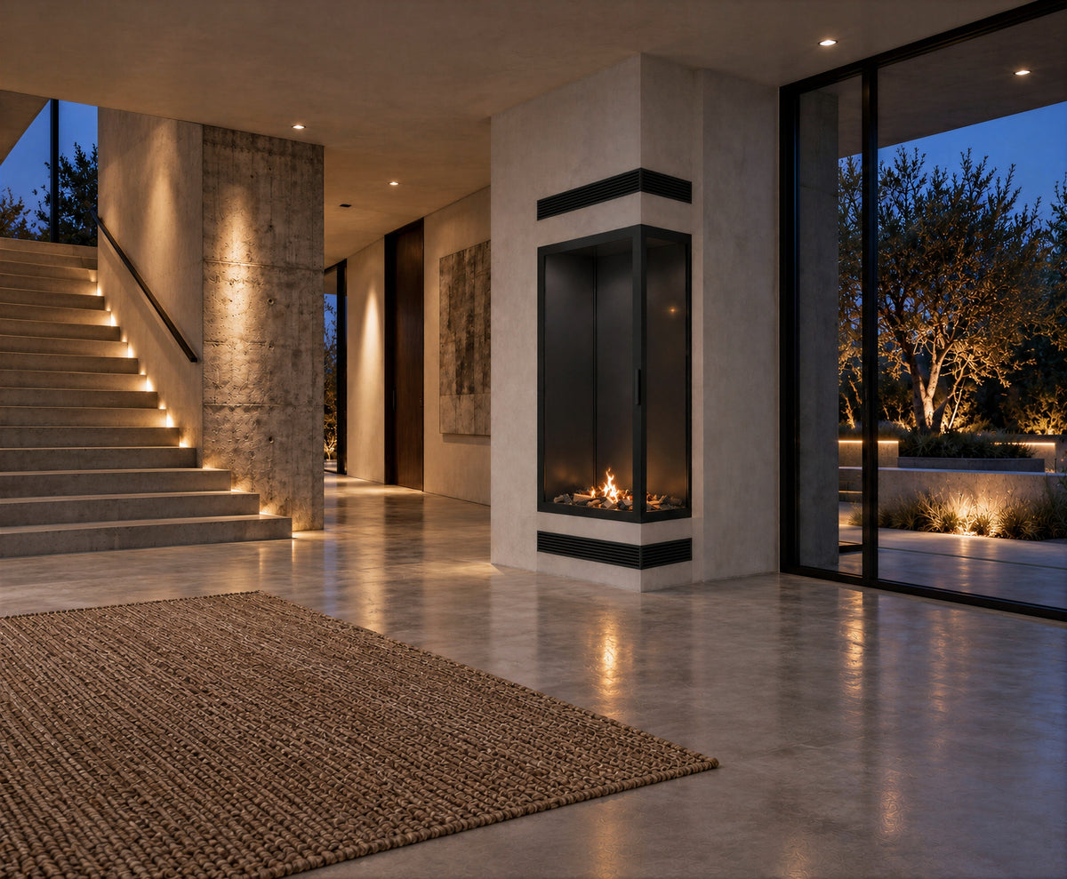 Base Vertical Corner Right Full Glass 60 x 200 cm