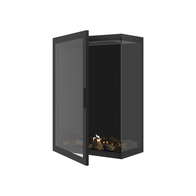 Base Vertical Corner Right Full Glass 70 x 100 cm