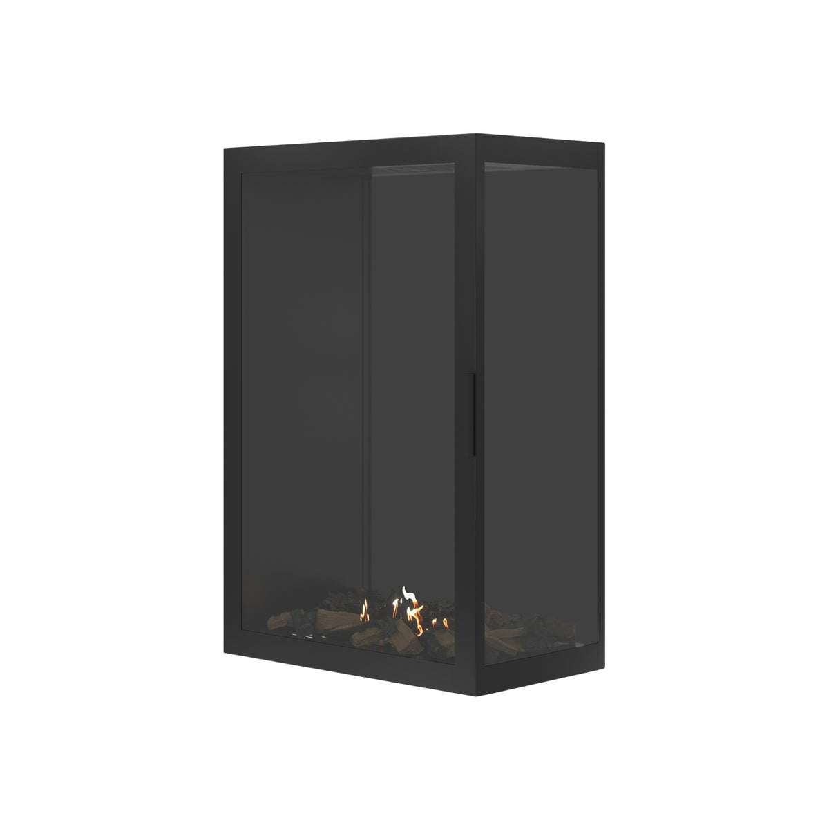 Base Vertical Corner Right Full Glass 70 x 120 cm