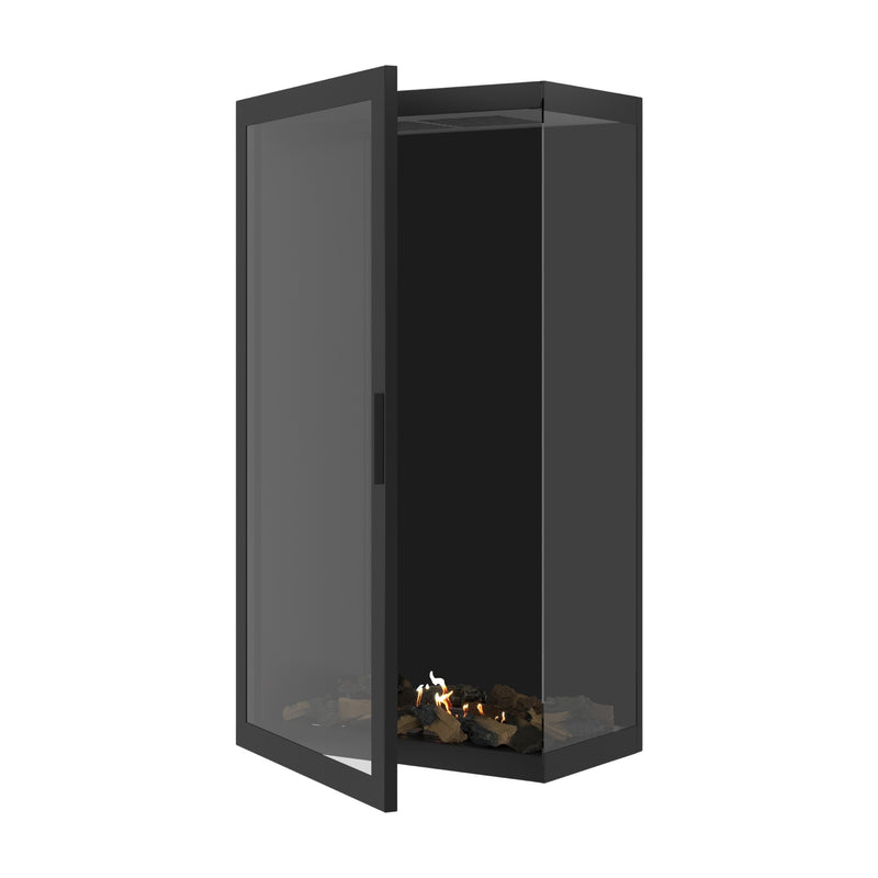 Base Vertical Corner Right Full Glass 70 x 160 cm