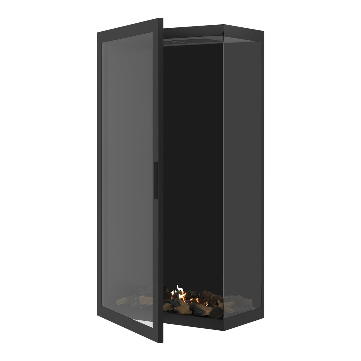 Base Vertical Corner Right Full Glass 70 x 180 cm