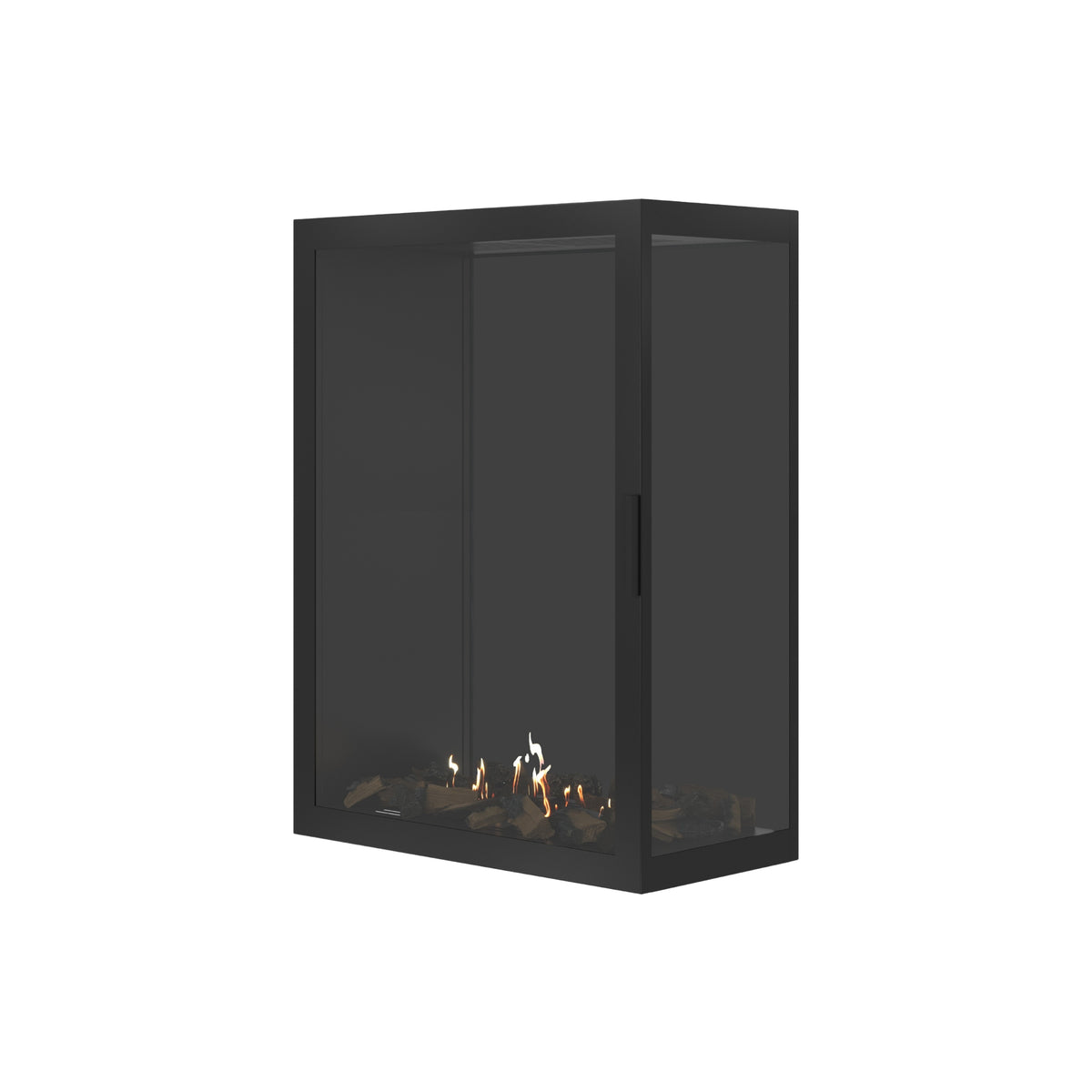 Base Vertical Corner Right Full Glass 80 x 100 cm