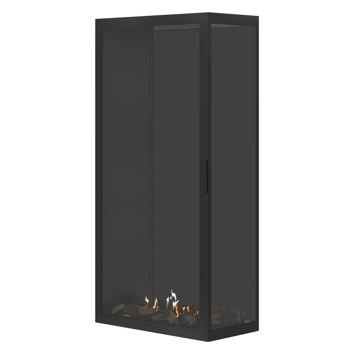 Base Vertical Corner Right Full Glass 80 x 200 cm