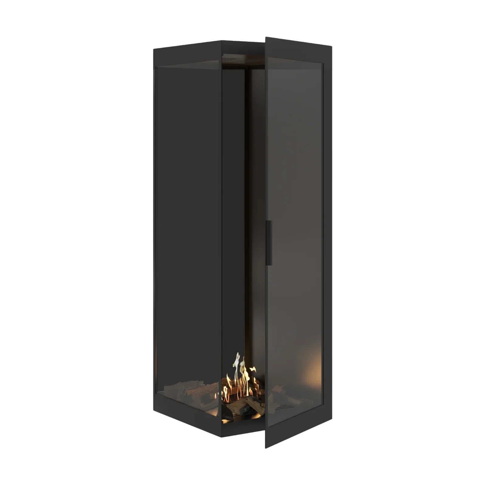 Base Vertical Corner Left Full Glass 60 x 160 cm