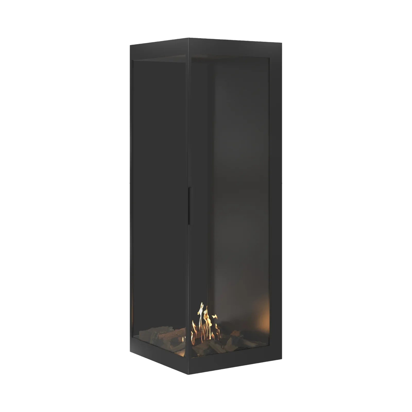 Image of Base Vertical Corner Left Full Glass 60 x 160 cm