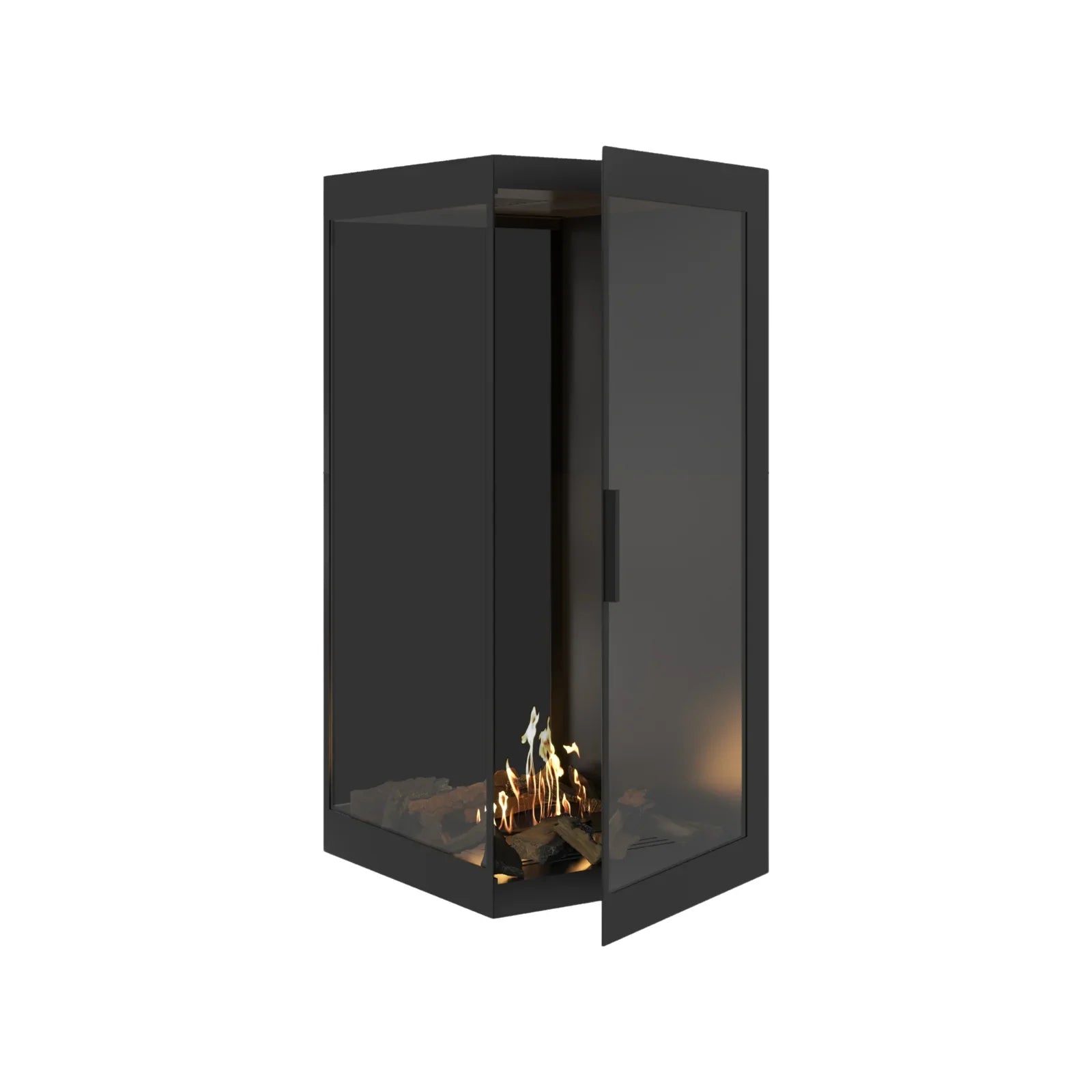 Base Vertical Corner Left Full Glass 70 x 120 cm